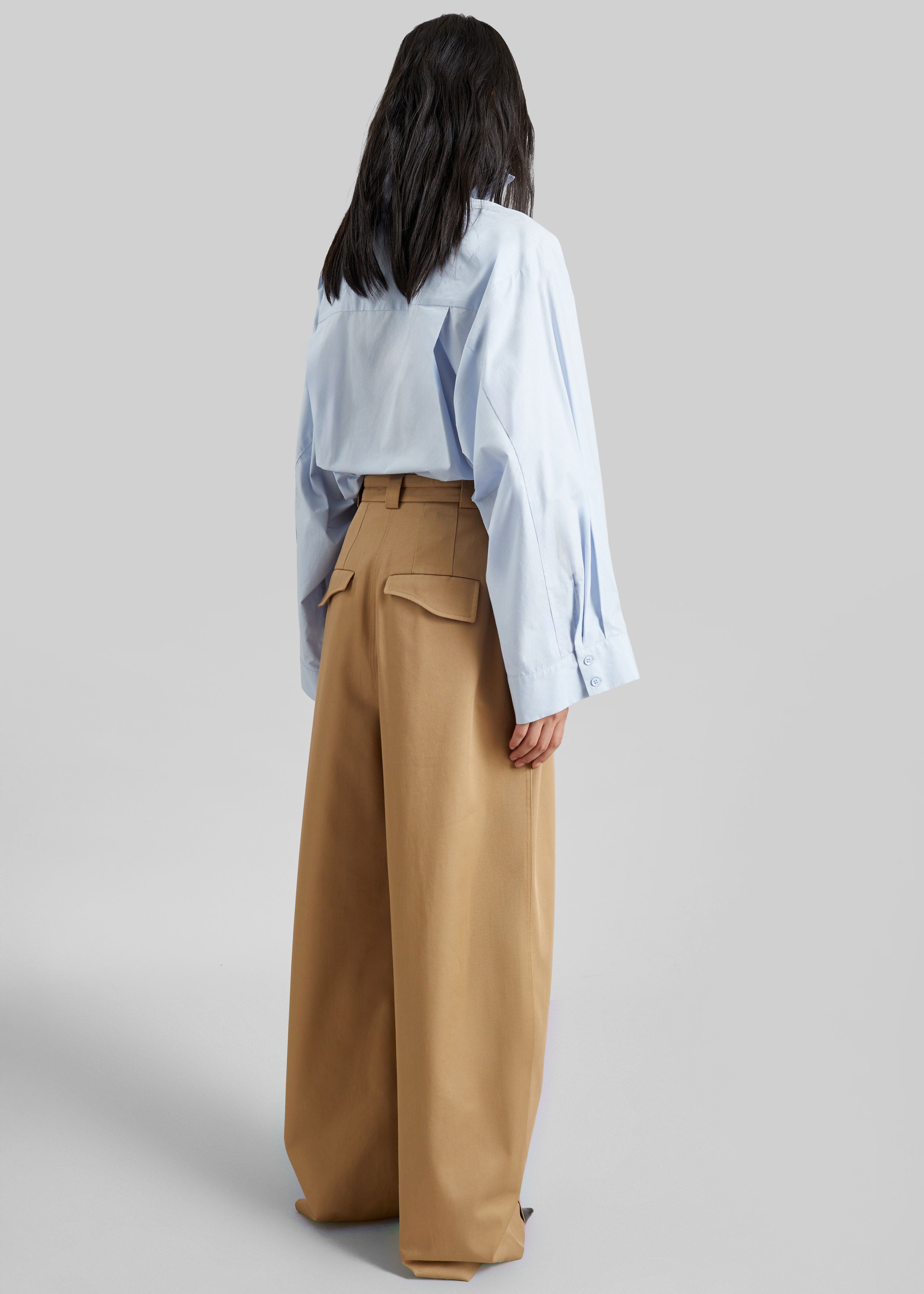 Tila Wide Sleeve Shirt - Light Blue - 8