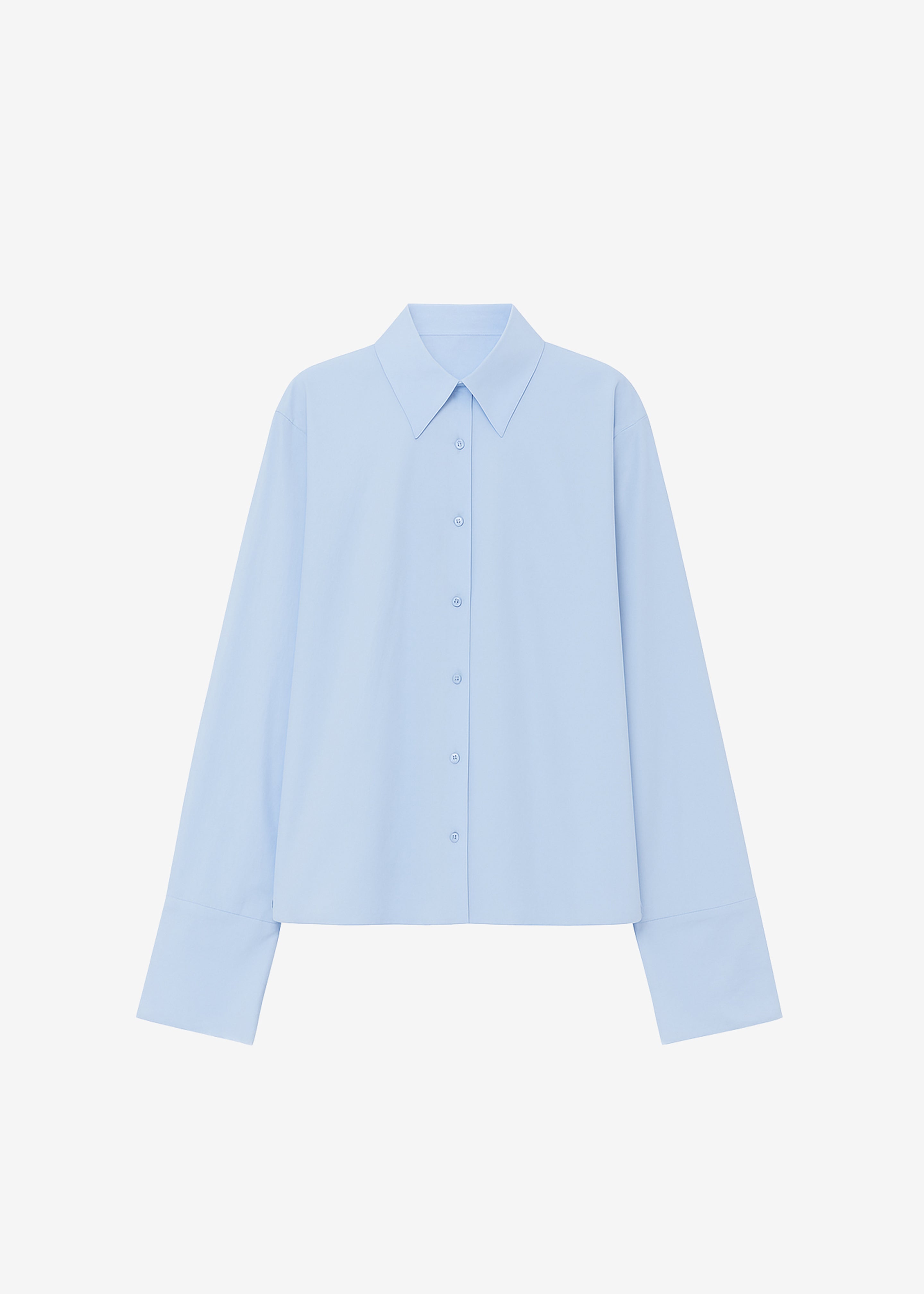 Tila Wide Sleeve Shirt - Light Blue – The Frankie Shop