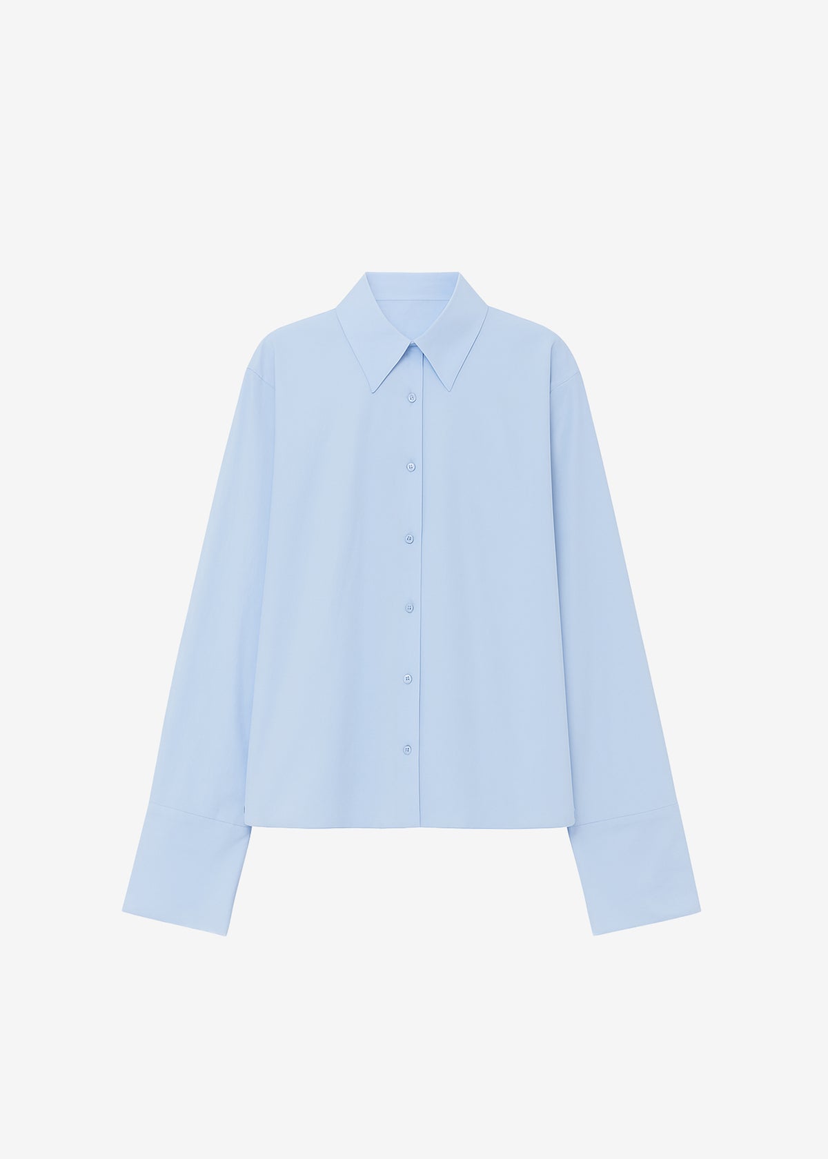 Tila Wide Sleeve Shirt - Light Blue - 10