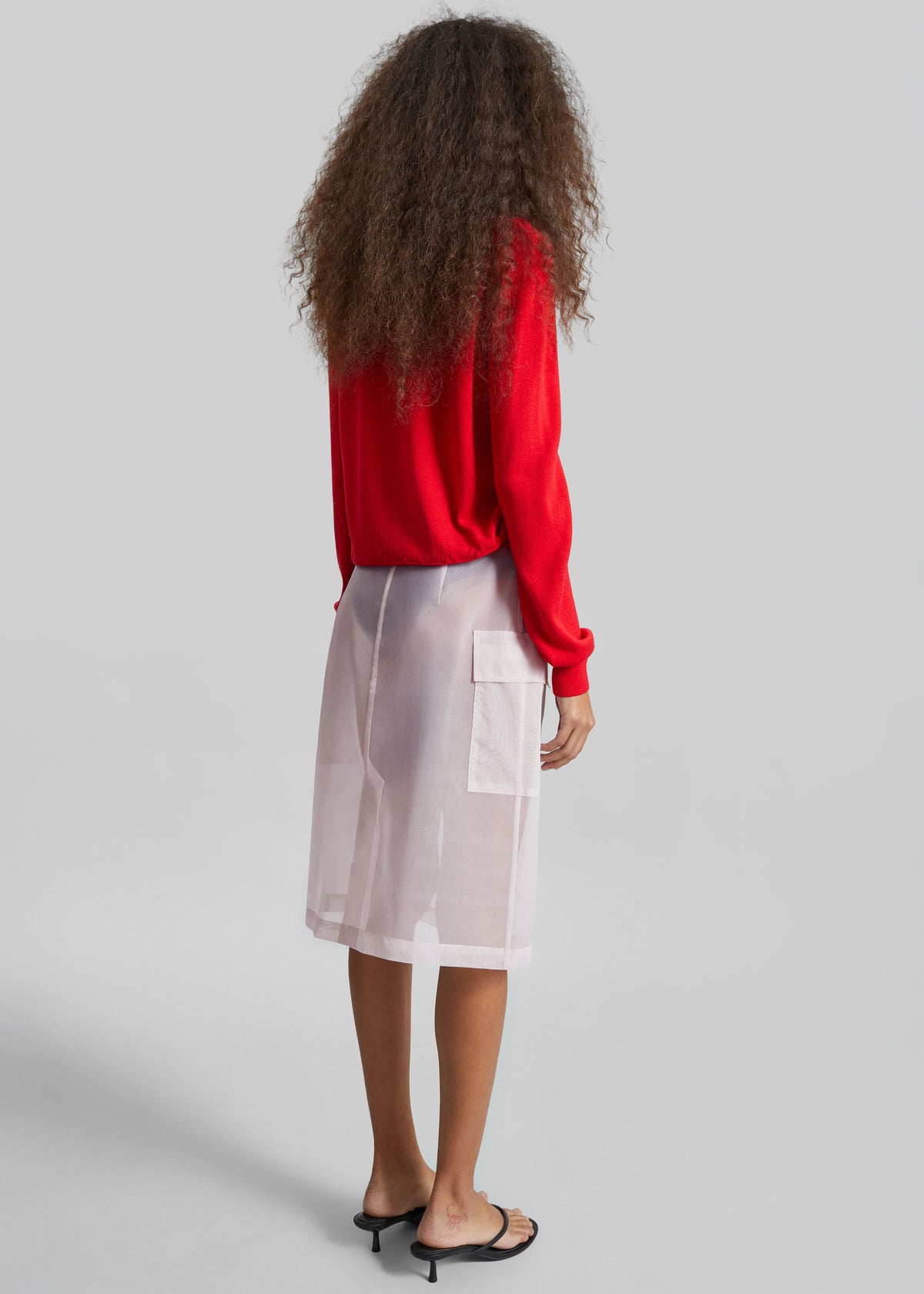 Tilly Sheer Utility Skirt - Faded Pink - 8
