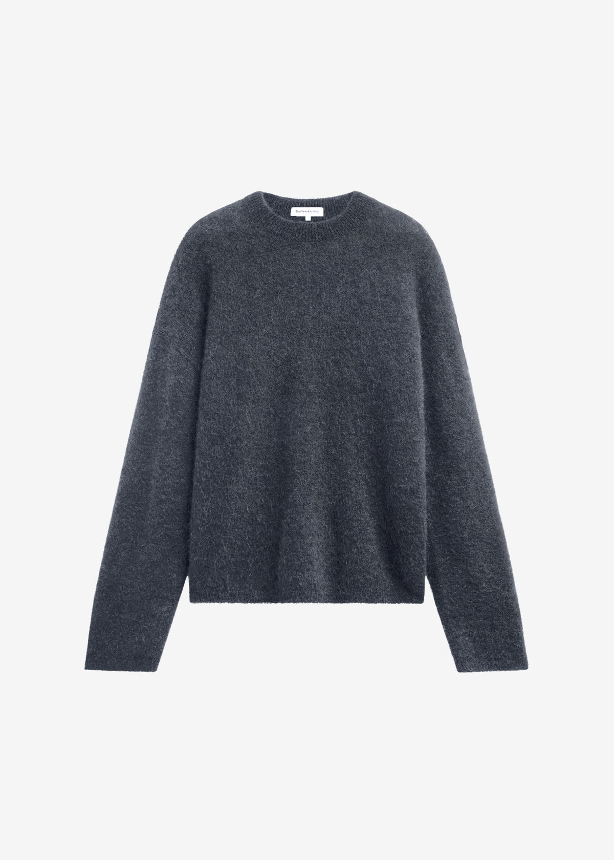 Timea Mohair Fuzzy Sweater - Dark Grey - 6