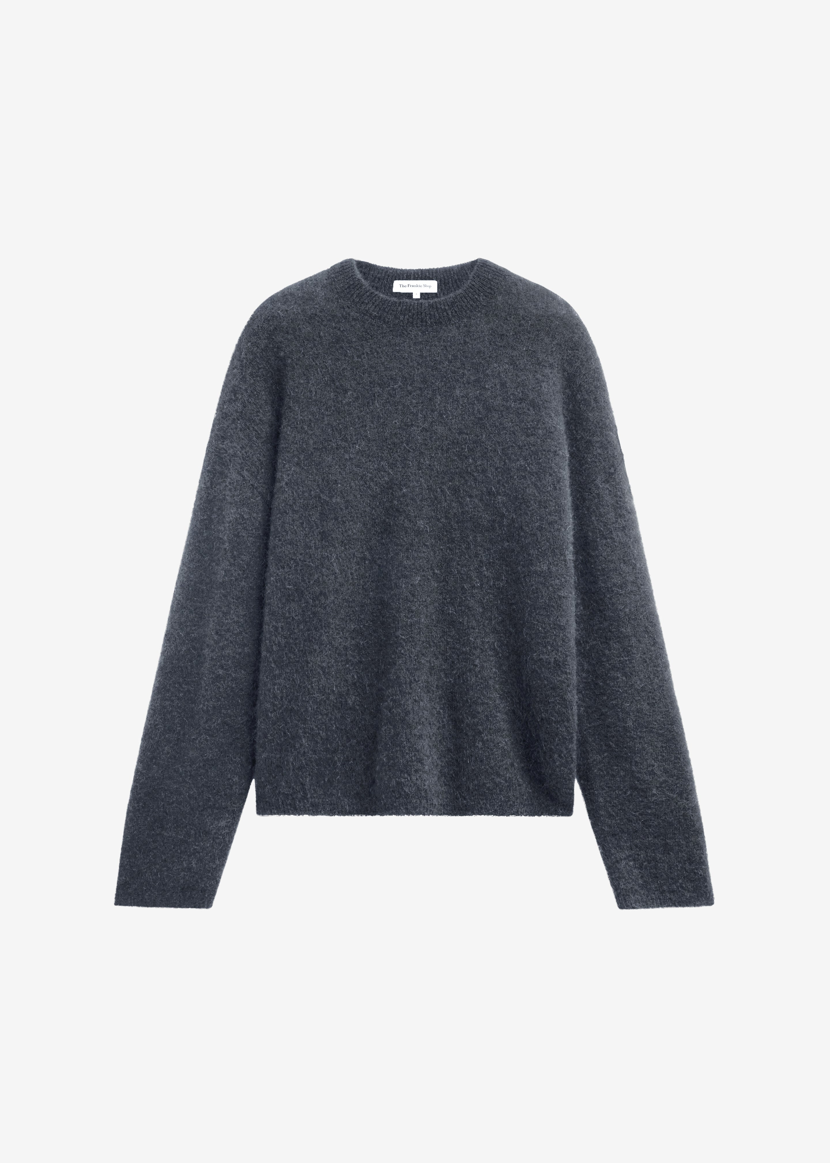 Timea Mohair Fuzzy Sweater - Dark Grey - 6