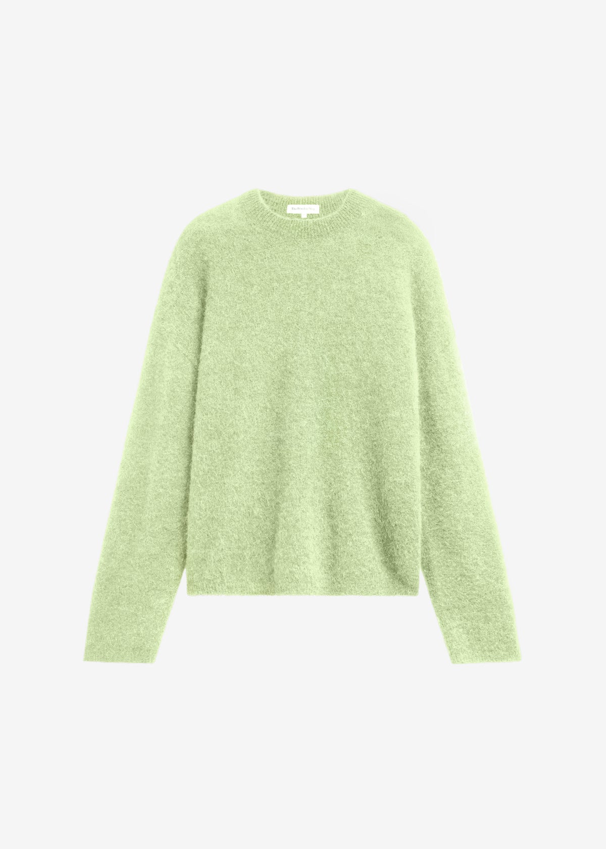 Timea Mohair Fuzzy Sweater - Lime - 6
