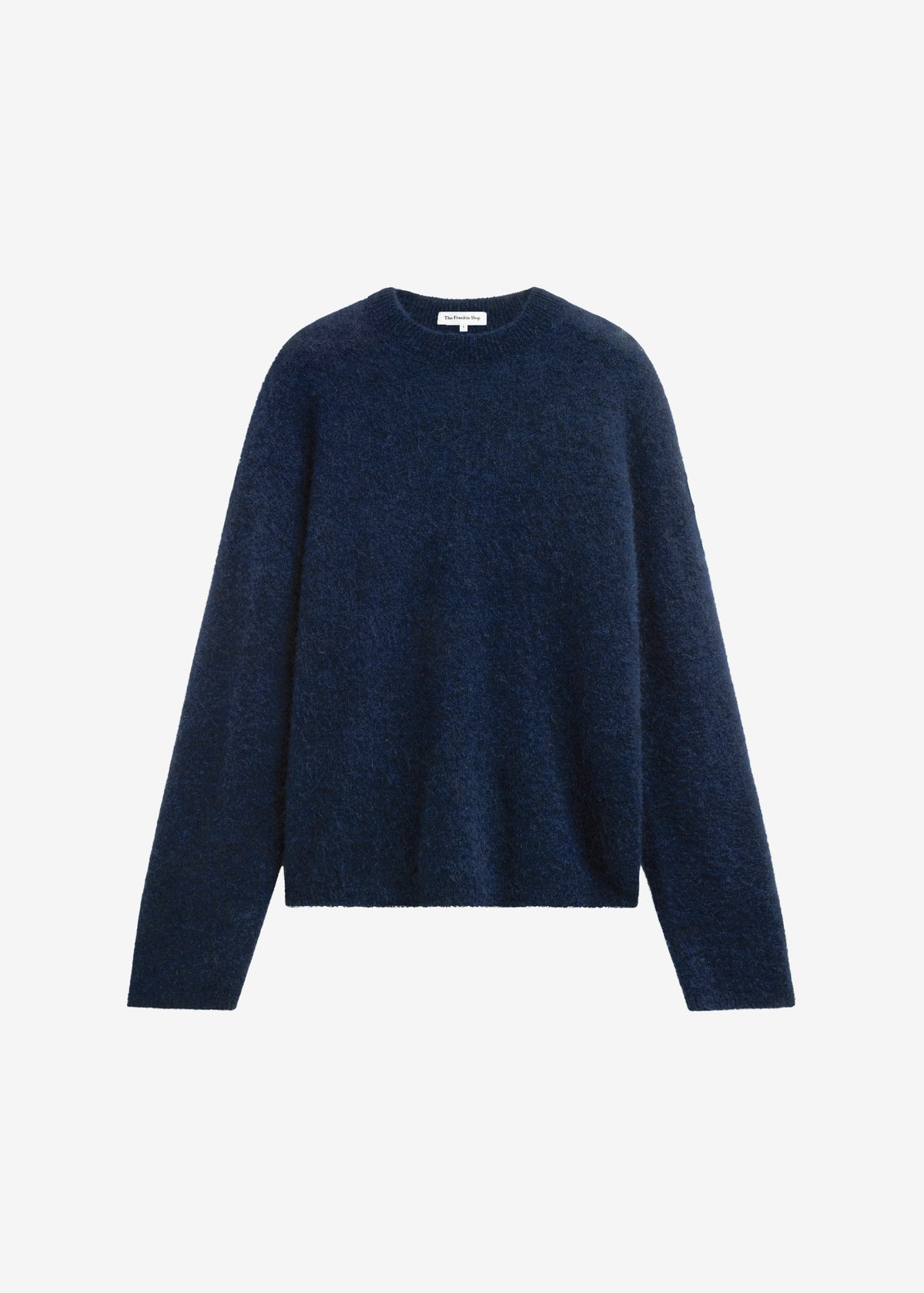 Timea Mohair Fuzzy Sweater - Navy - 7