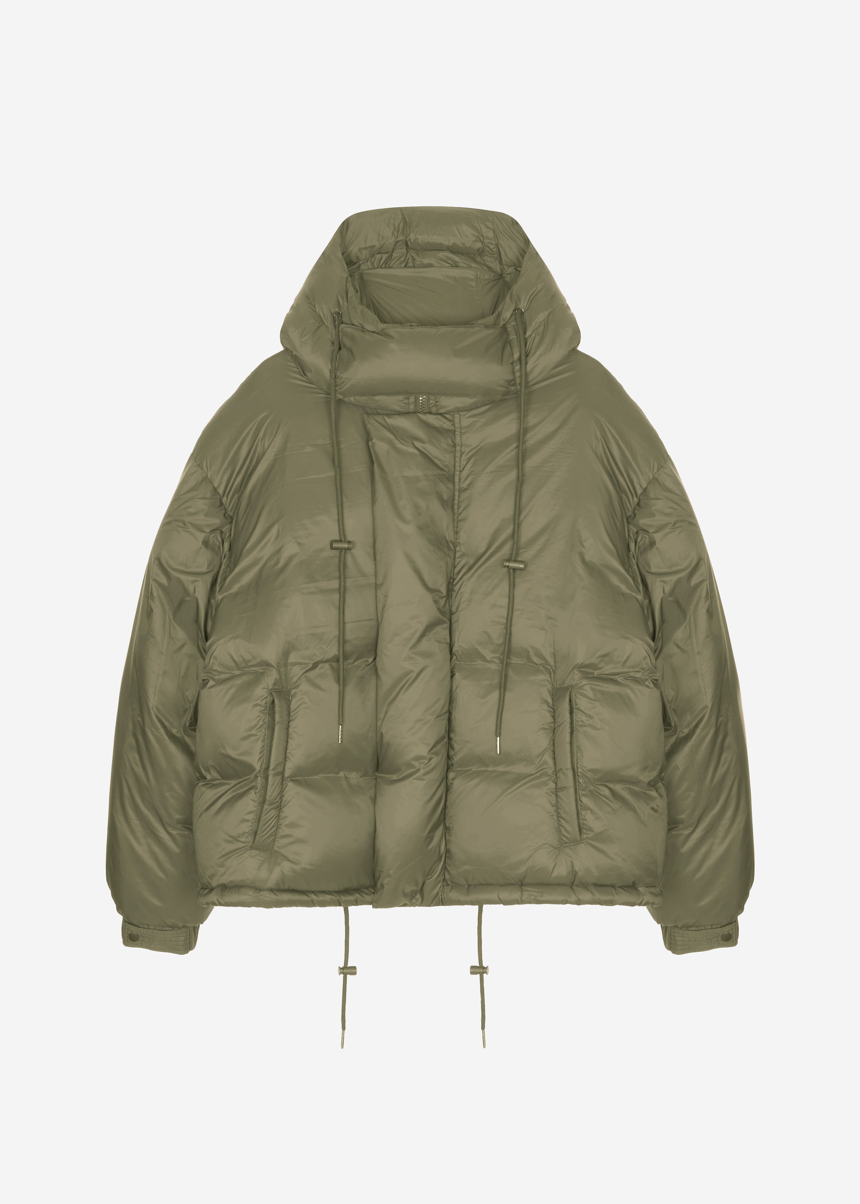 Timra Puffer Jacket - Khaki - 9