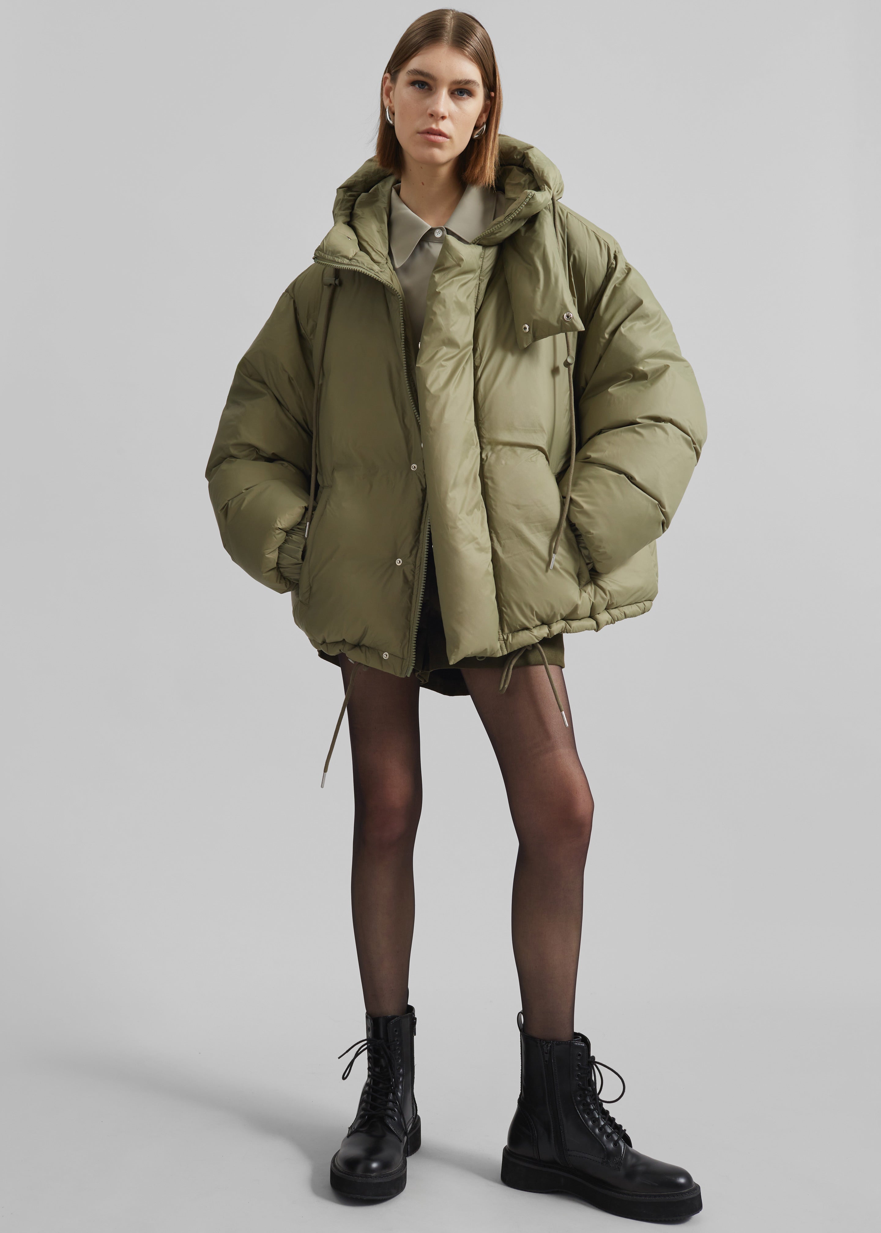 Timra Puffer Jacket Khaki