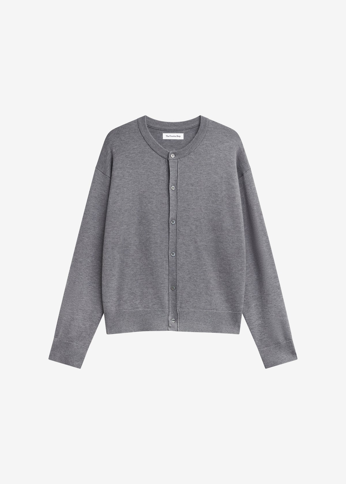 Tino Crewneck Cardigan - Grey