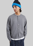 Tino Crewneck Cardigan - Grey