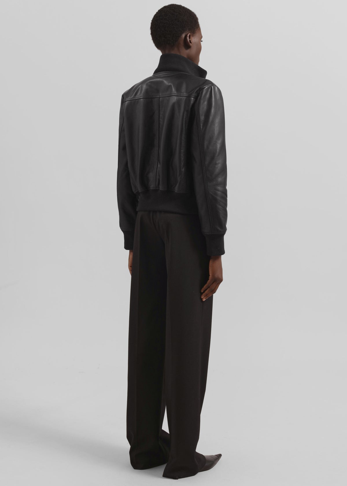 Tobias Leather Jacket - Black - 6