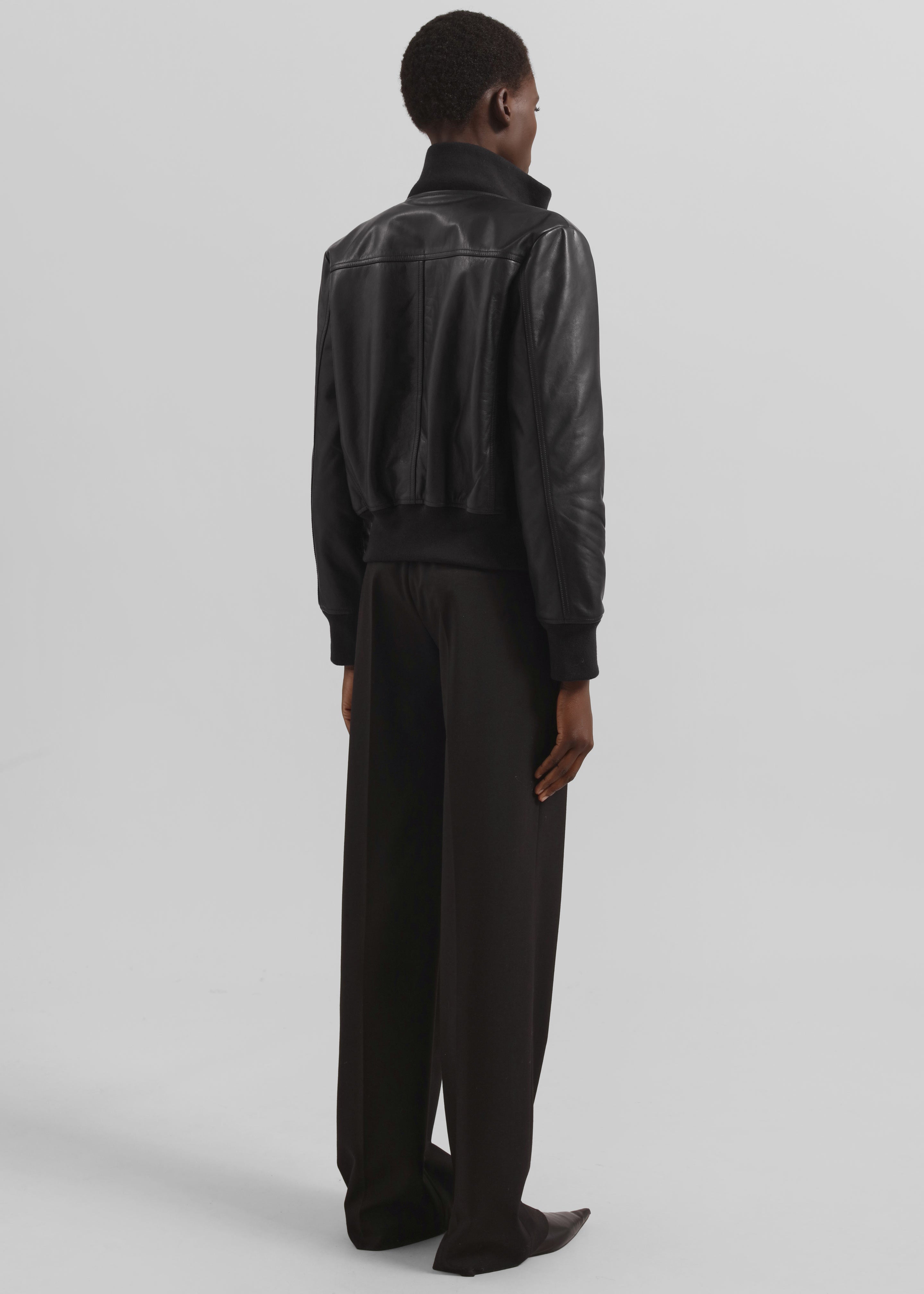 Tobias Leather Jacket - Black - 6