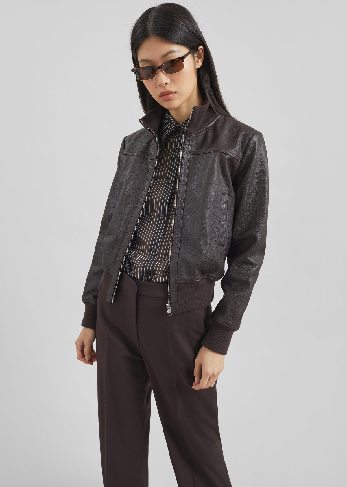 Tobias Leather Jacket - Vintage Brown - 2