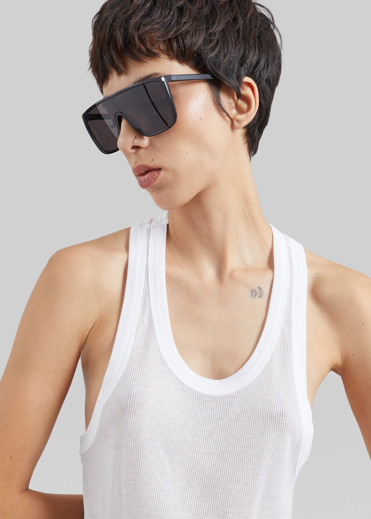 Tolfa Soft Tank Top - White - 1