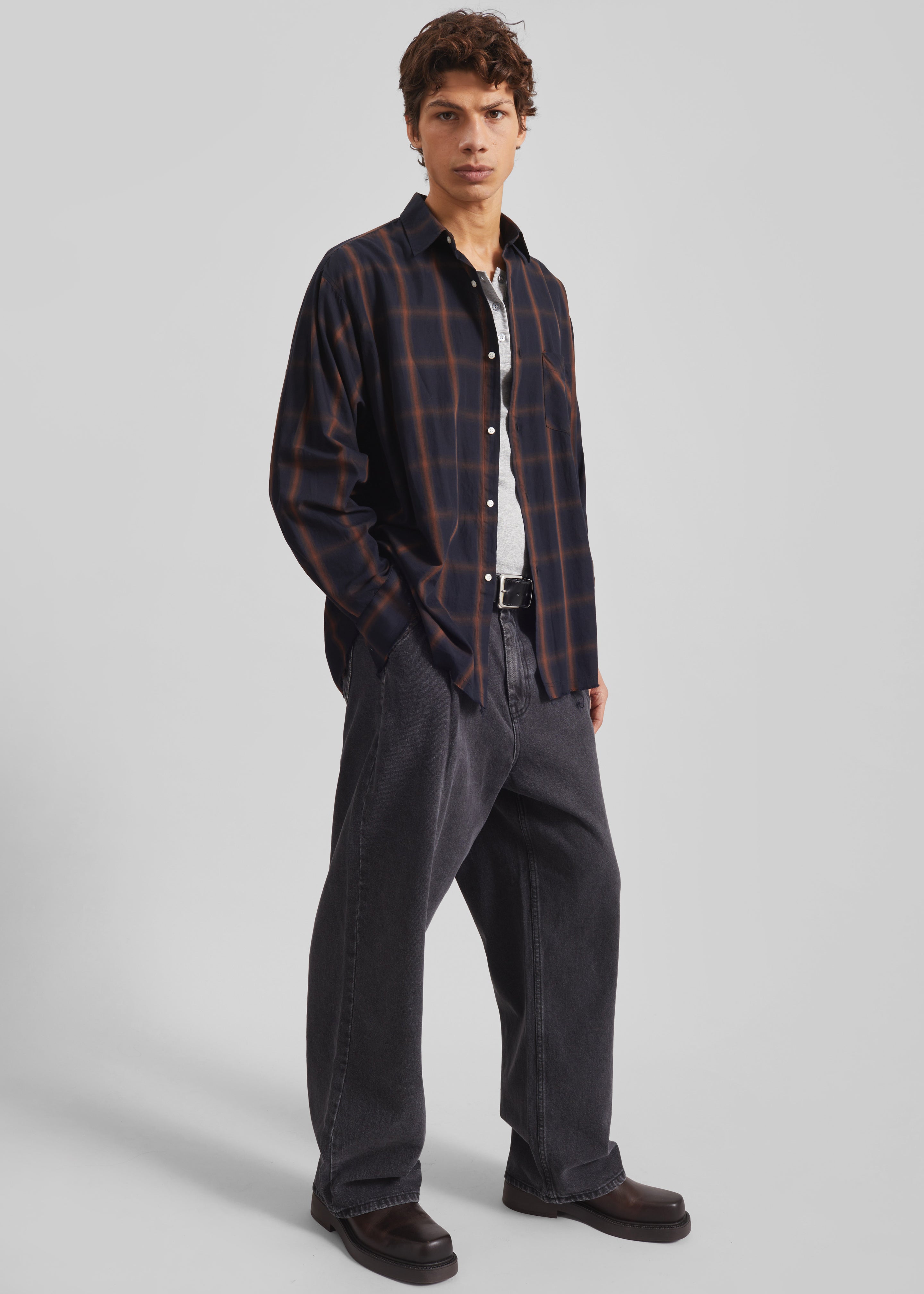 ブラックパルフェ Trafal Wide Jeans - Black Wash – The Frankie Shop
