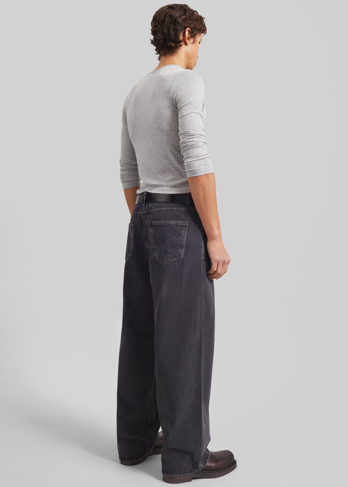 Trafal Wide Jeans - Black Wash - 7