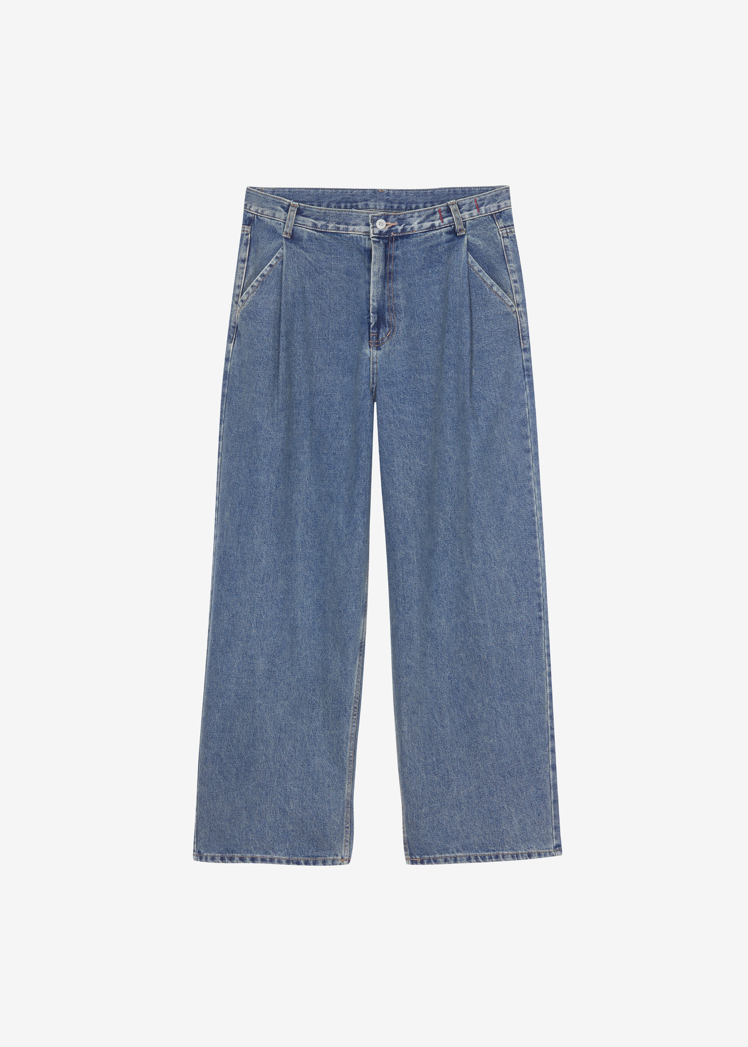 Trafal Wide Jeans - Blue Wash – The Frankie Shop