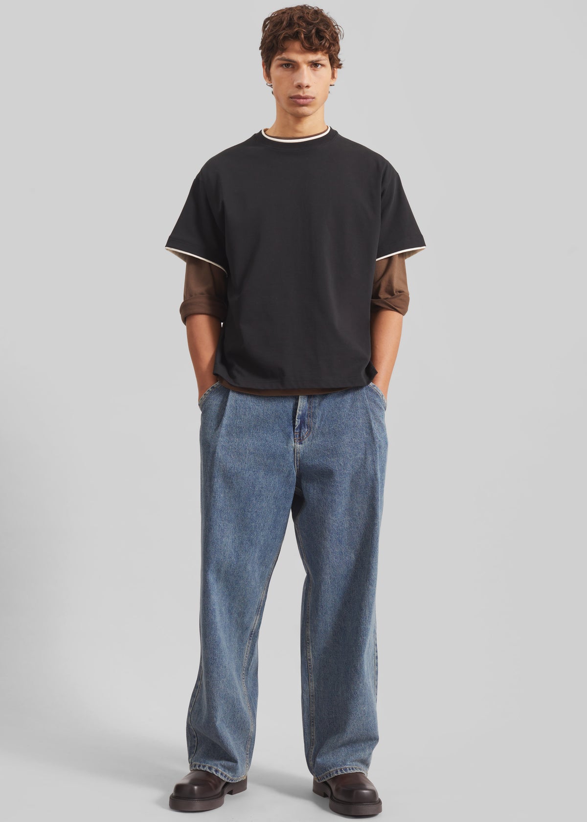 Trafal Wide Jeans - Blue Wash - 2