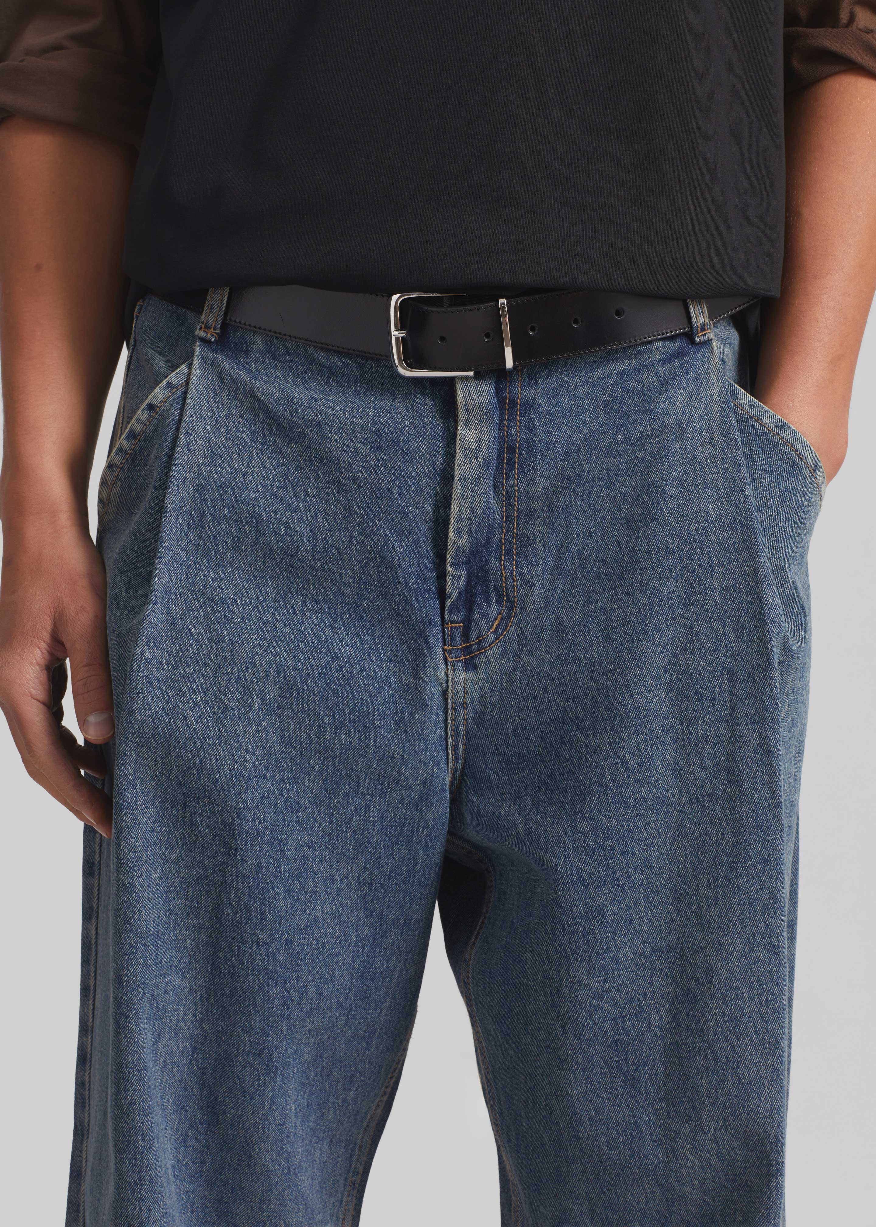 Trafal Wide Jeans - Blue Wash – The Frankie Shop