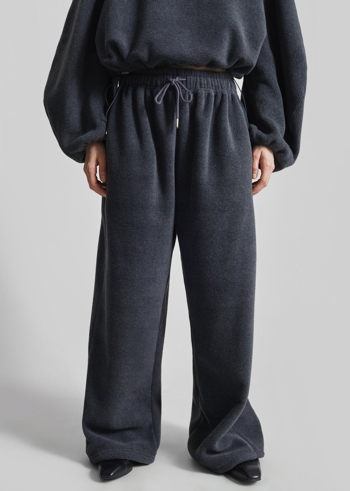 Treveray Fleece Sweatpants - Dark Grey - 5