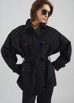 Trevose Padded Utility Jacket - Black