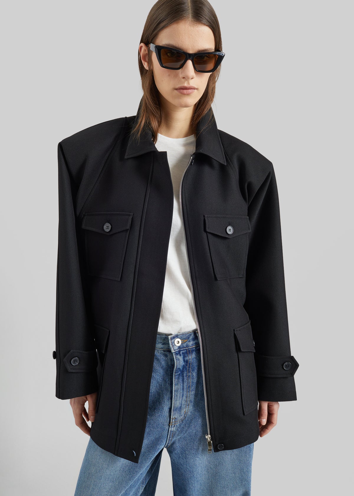 Trevose Padded Utility Jacket - Black - 5