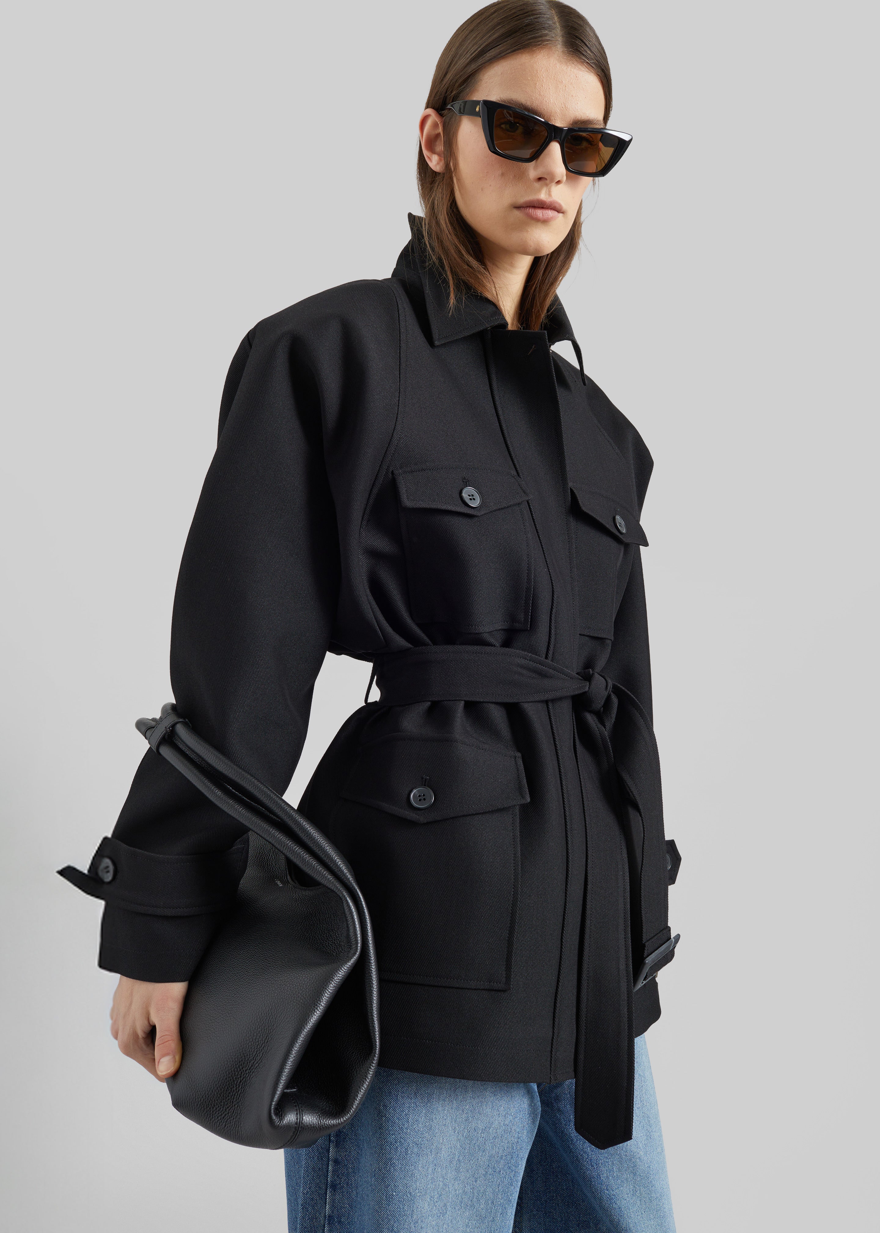 Trevose Padded Utility Jacket - Black – The Frankie Shop