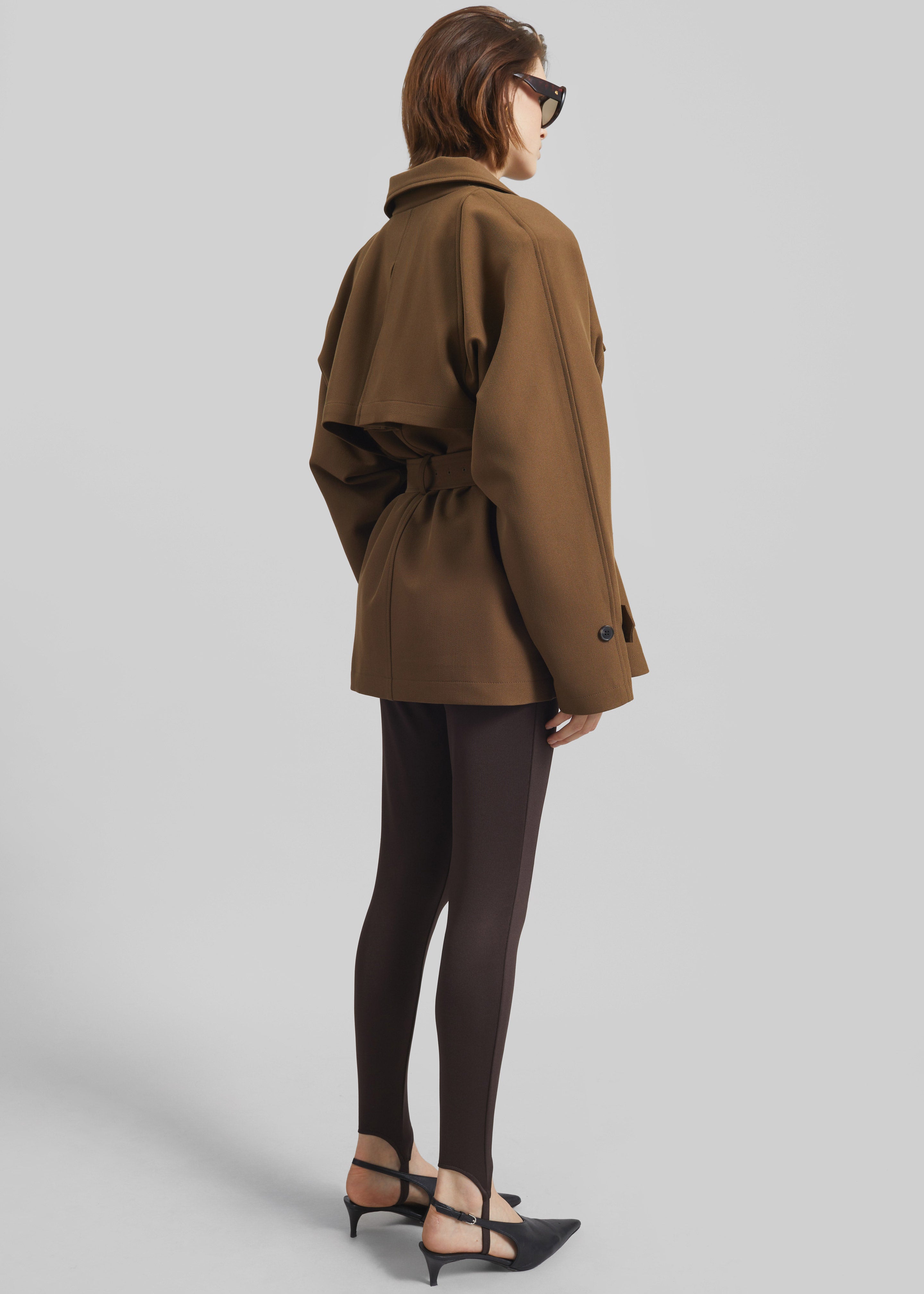 Trevose Padded Utility Jacket - Brown - 8