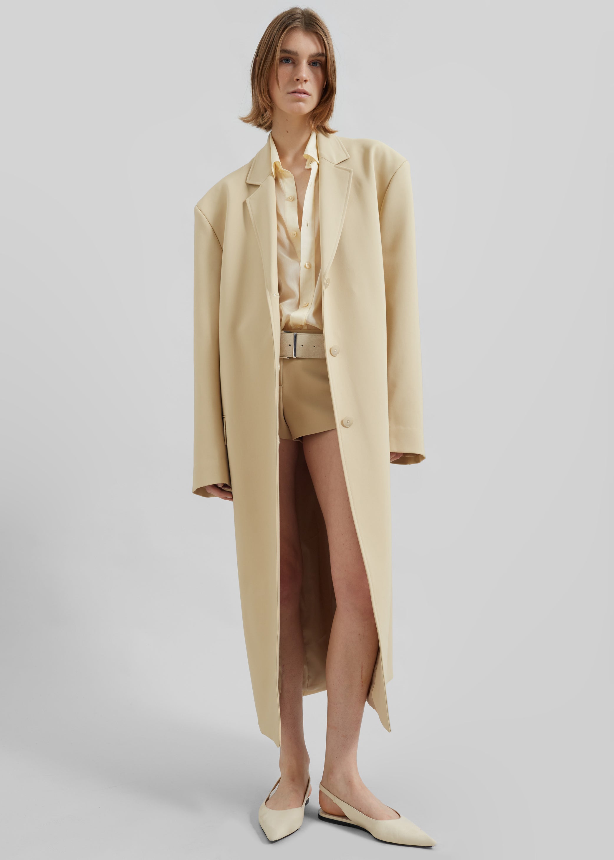 Shop the look image for Tribeca Long Coat - Beige
