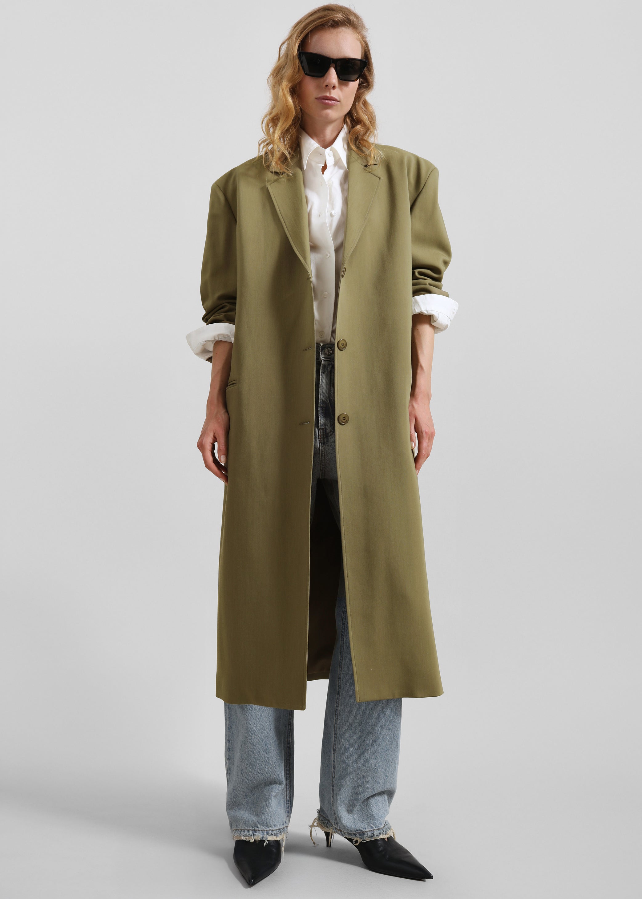 Shop the look image for Tribeca Long Coat - Khaki