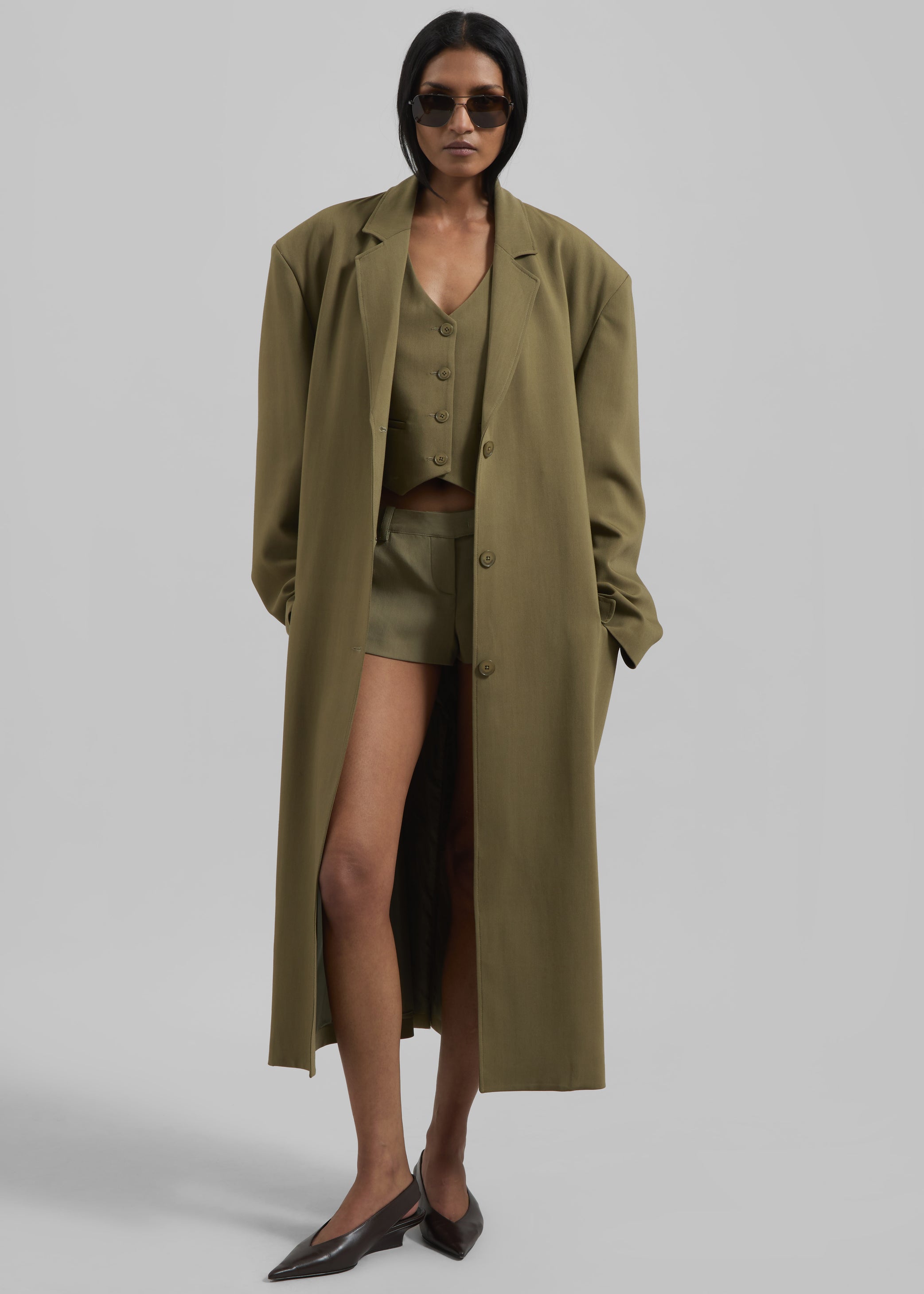 Shop the look image for Roma Vest - Khaki