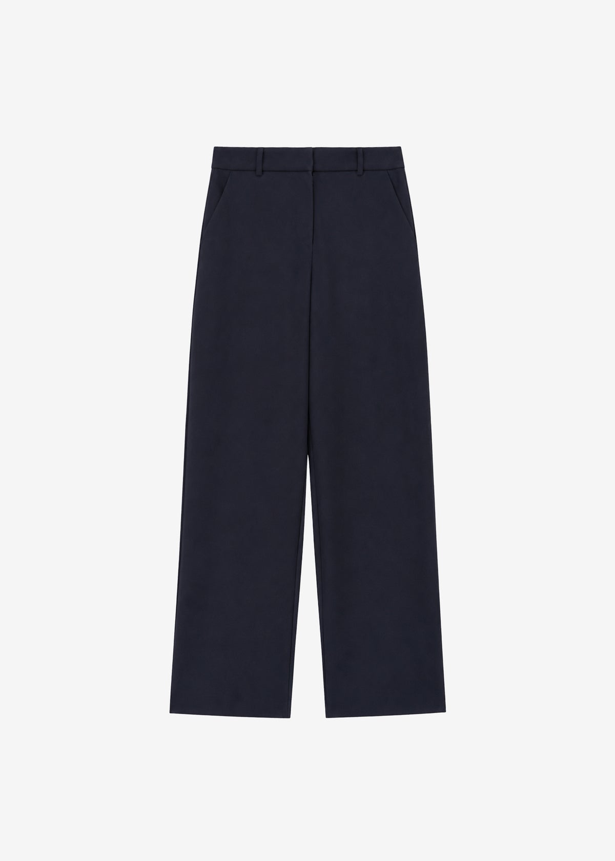 Trofa Curved Trousers - Navy - 7