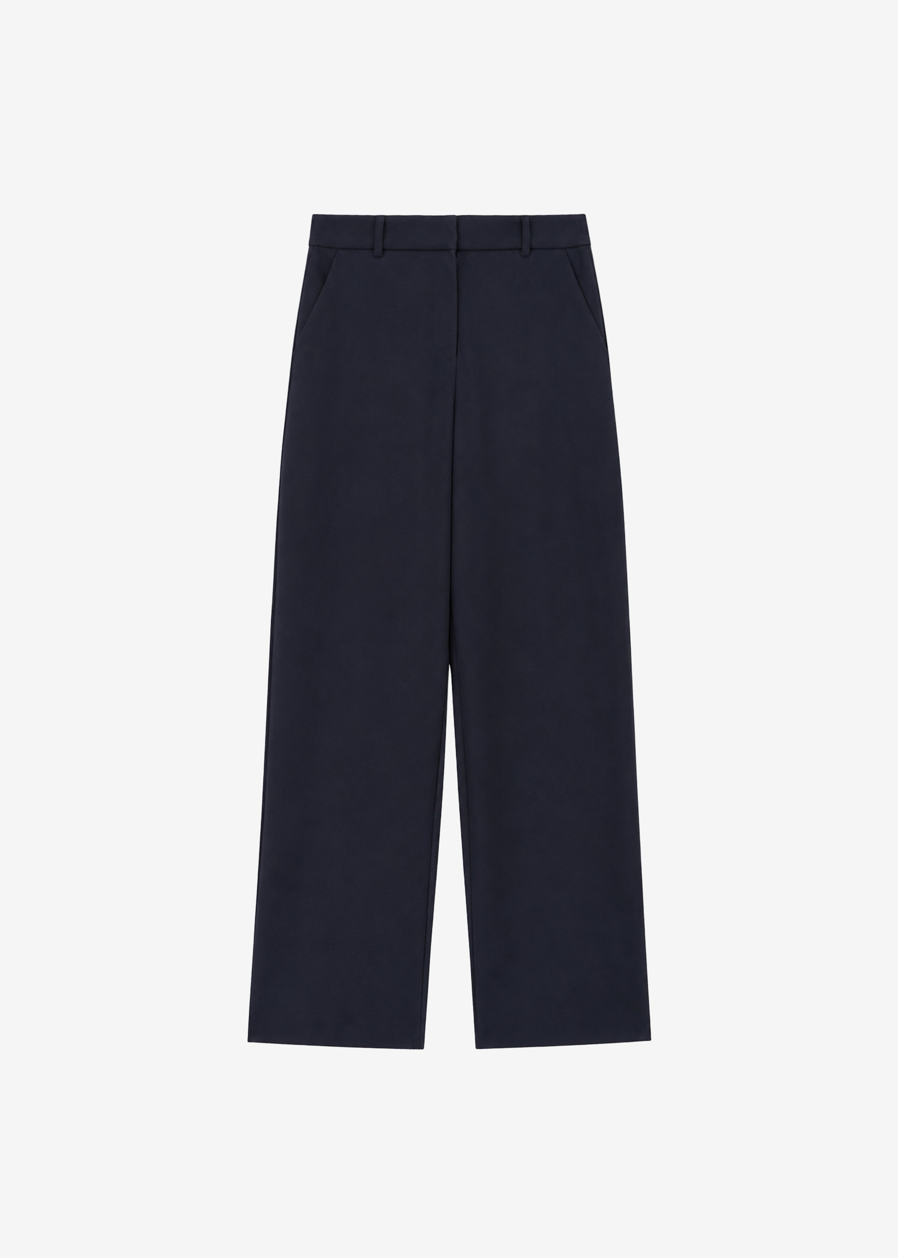 Trofa Curved Trousers - Navy - 7