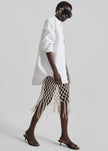 Tropea Macrame Skirt - Ecru