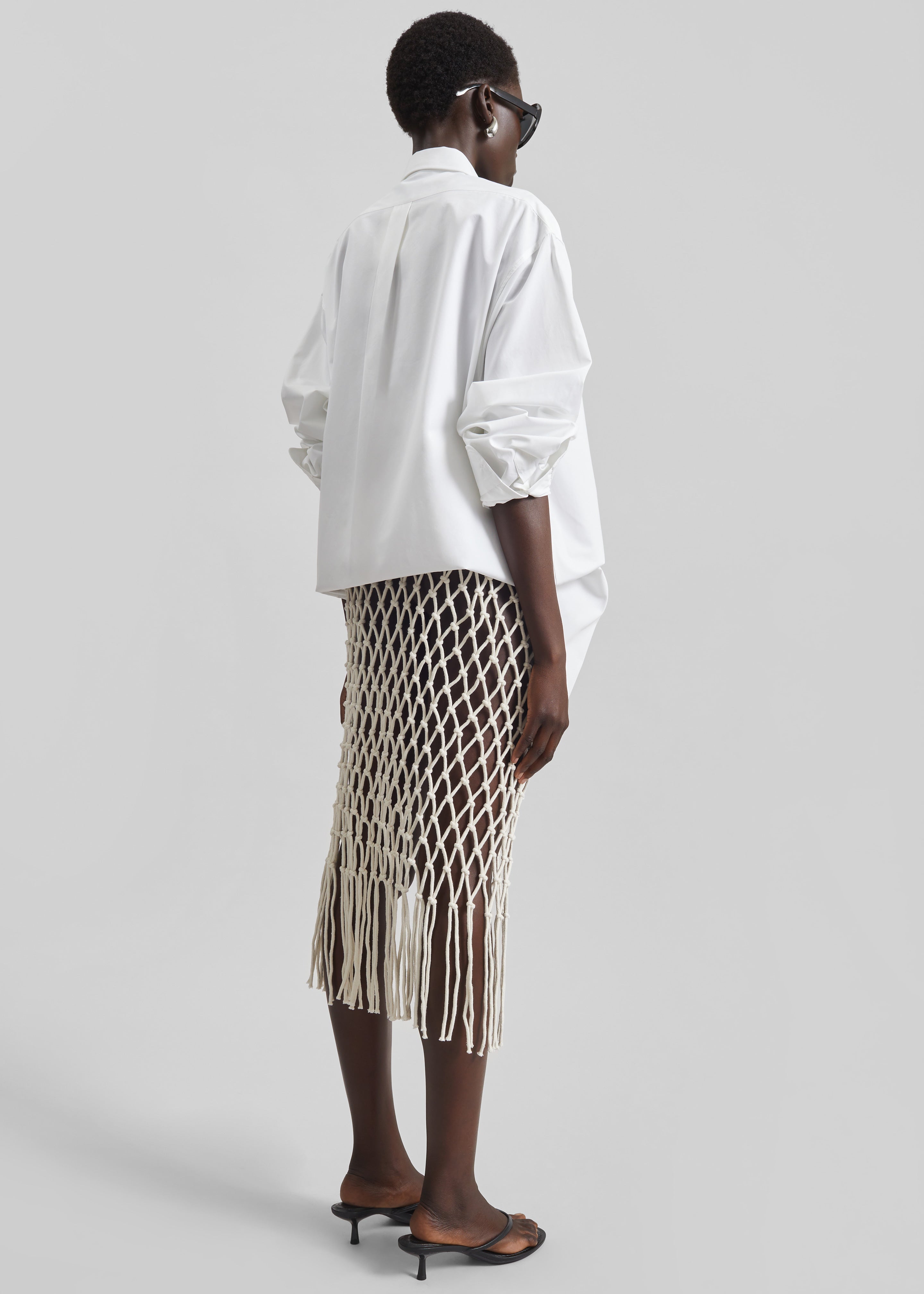 Tropea Macrame Skirt - Ecru - 7
