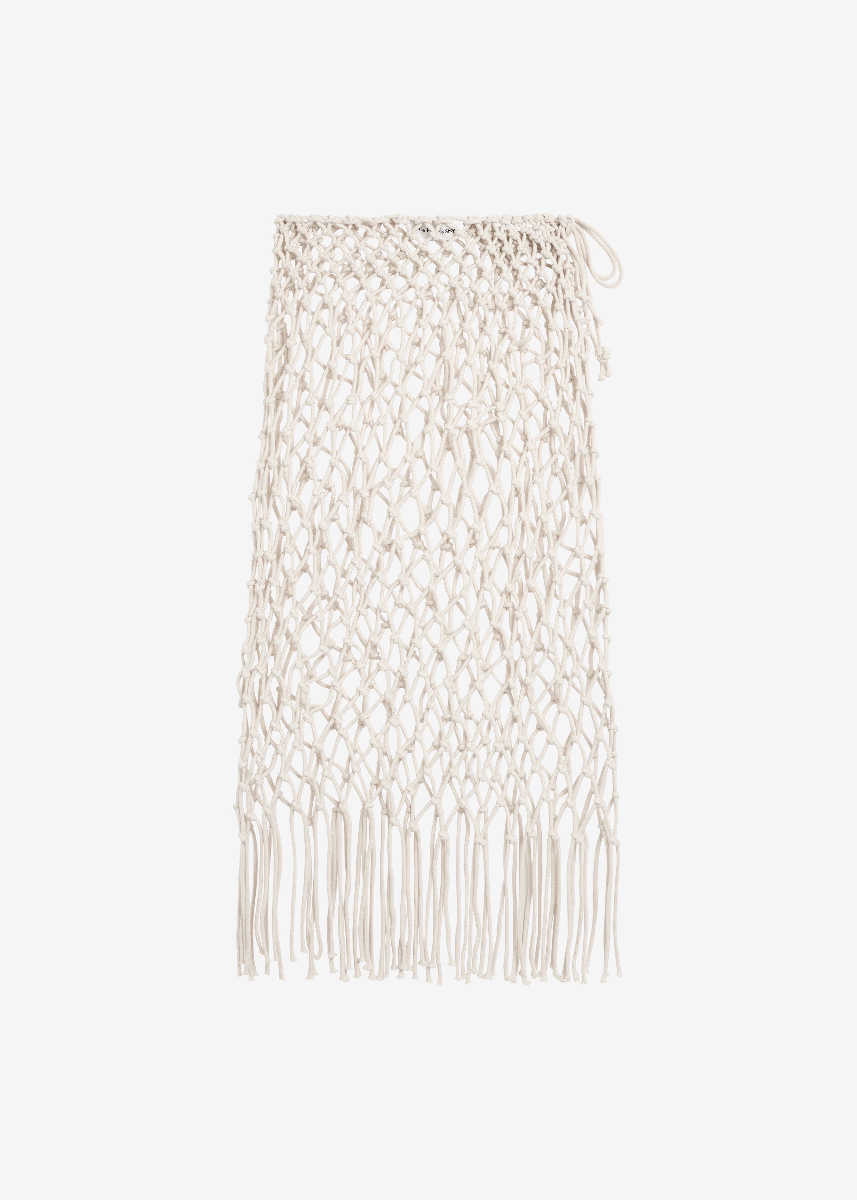 Tropea Macrame Skirt - Ecru - 8