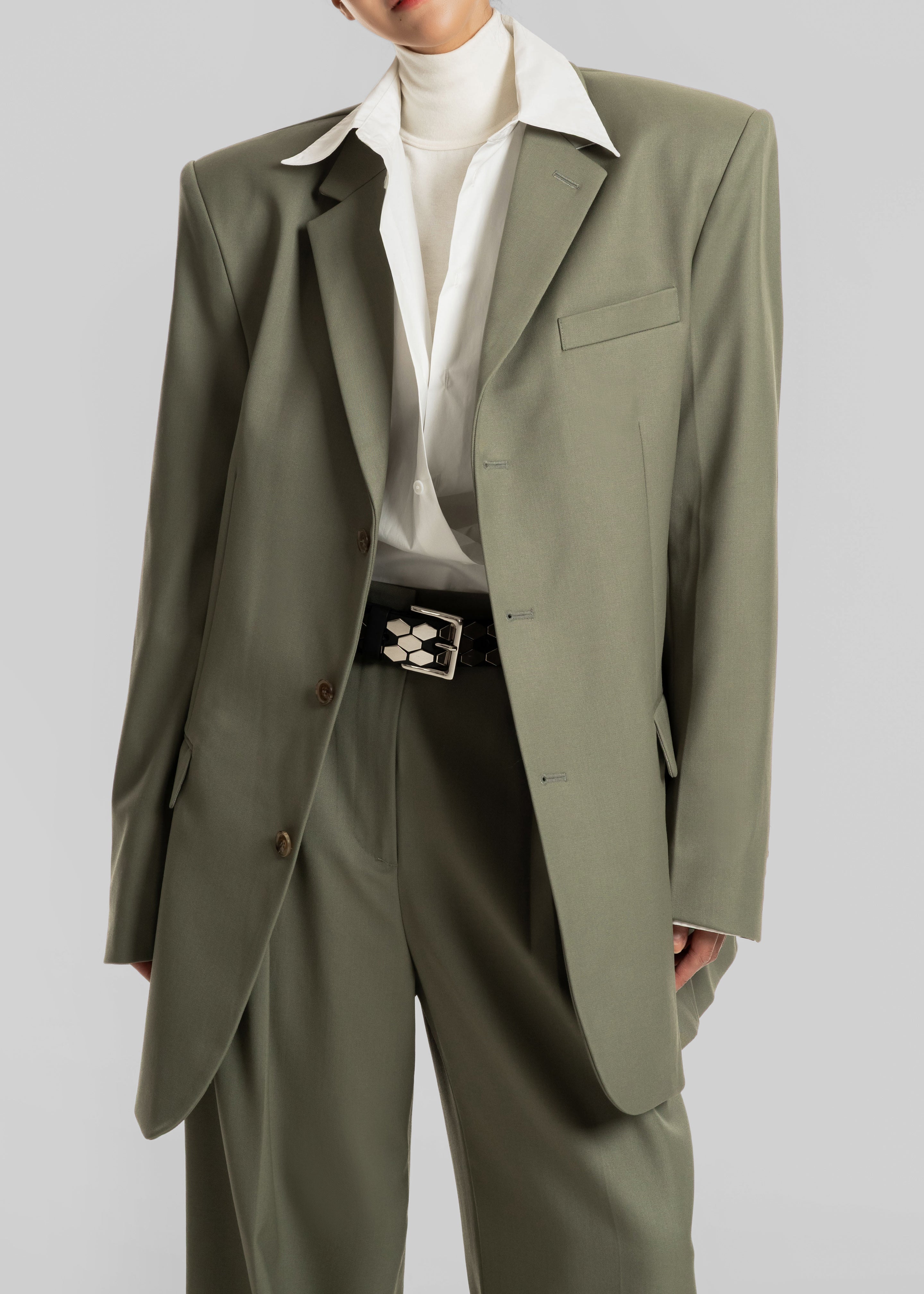 Trosa Blazer - Pale Olive - 6