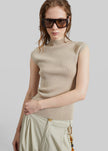 Troyes Knit Top - Beige