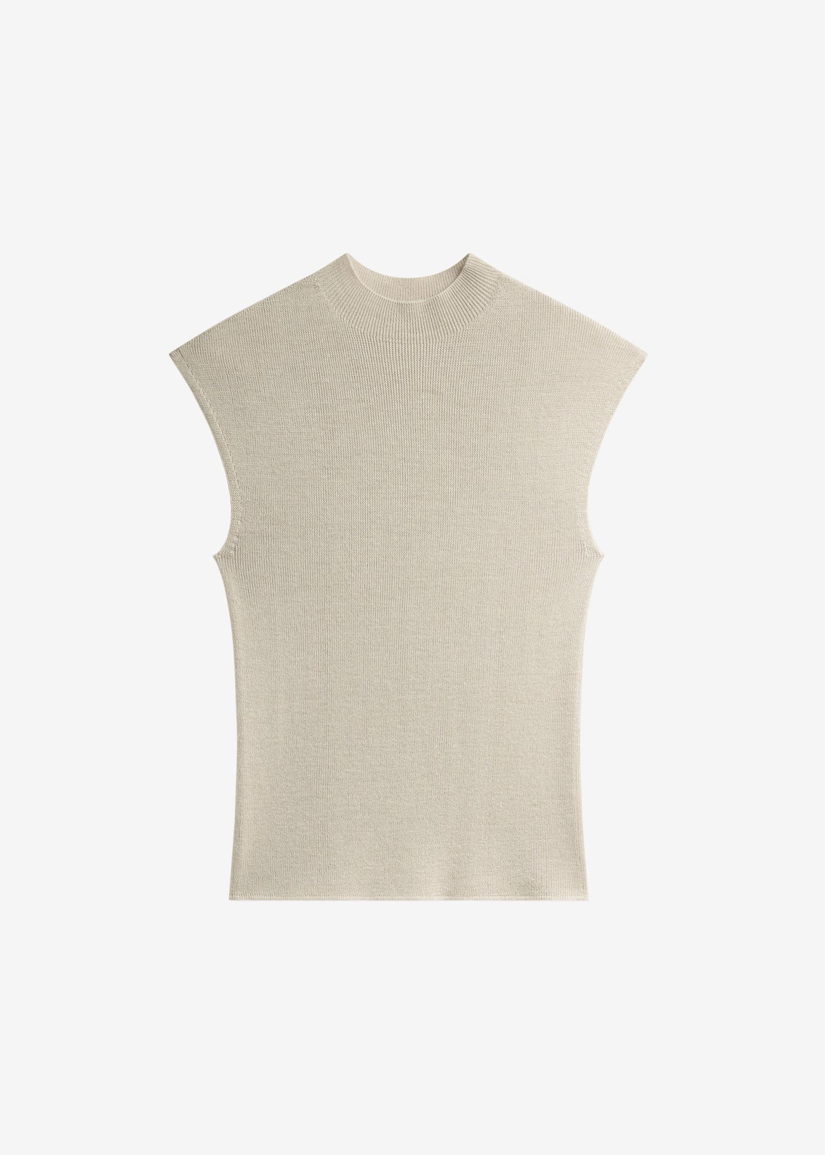 Troyes Knit Top - Beige - 7