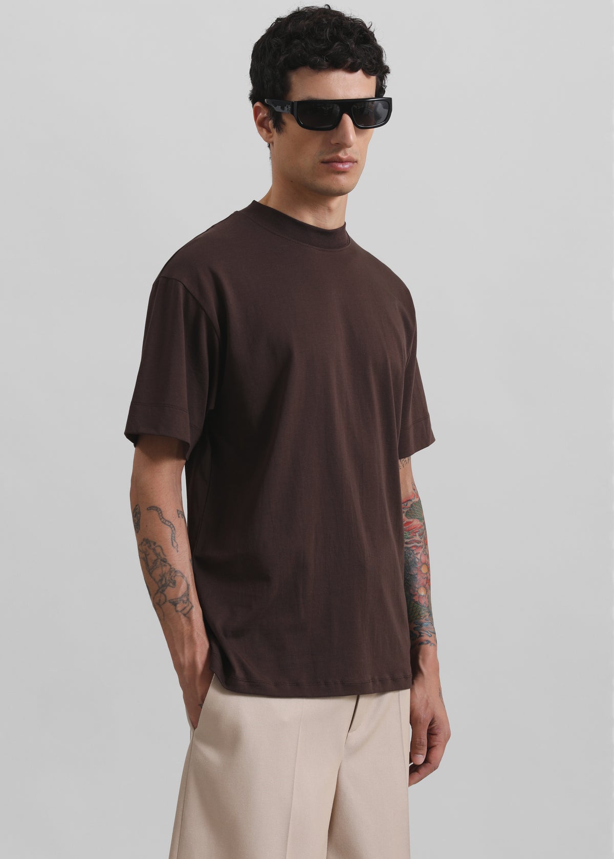 Truro Classic Soft T-Shirt - Brown - 2