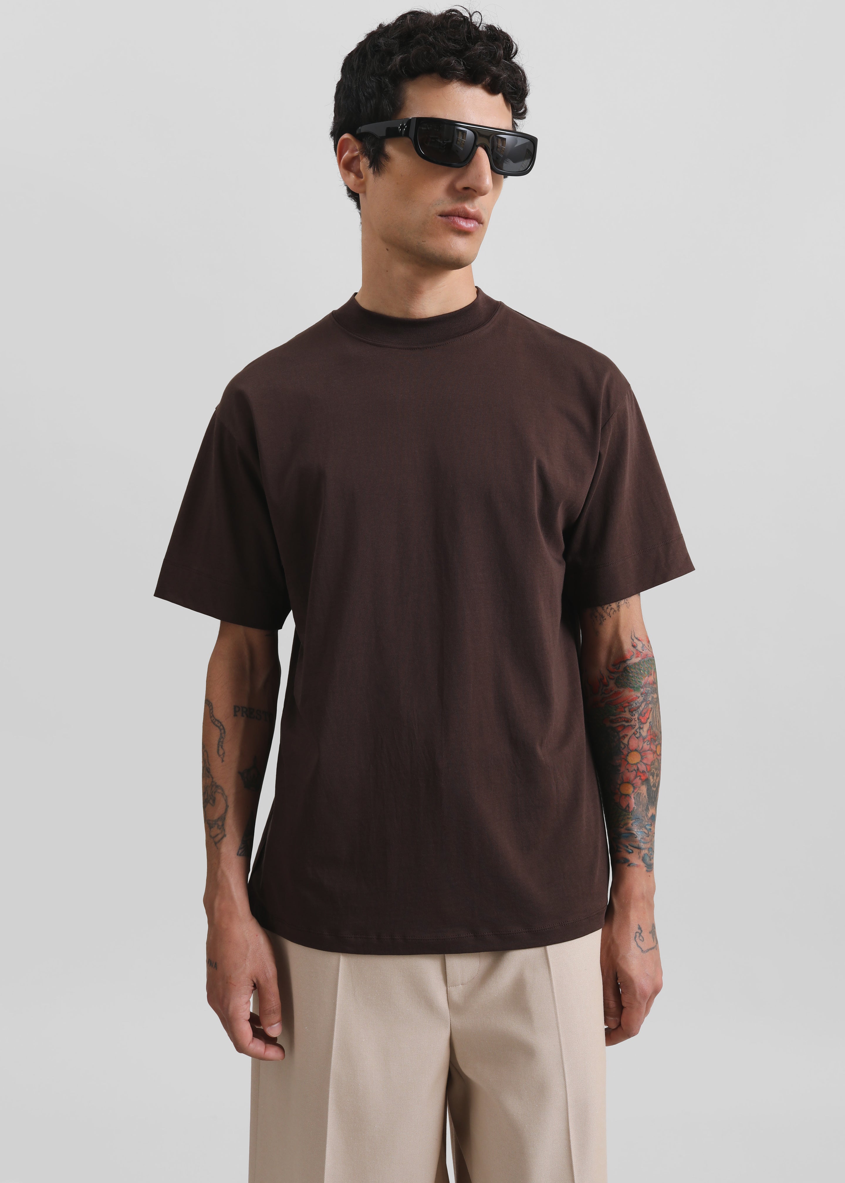 Truro Classic Soft T-Shirt - Brown - 3
