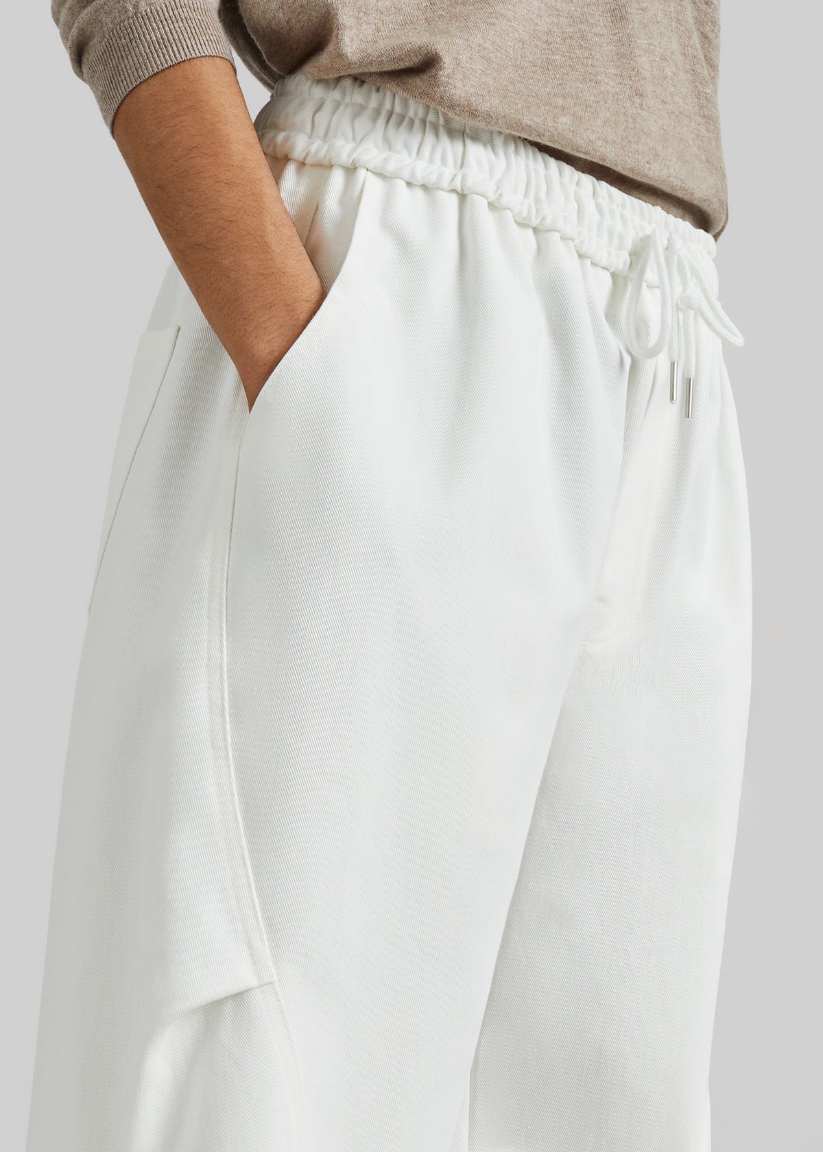 Tulsa Curved Pants - White - 4