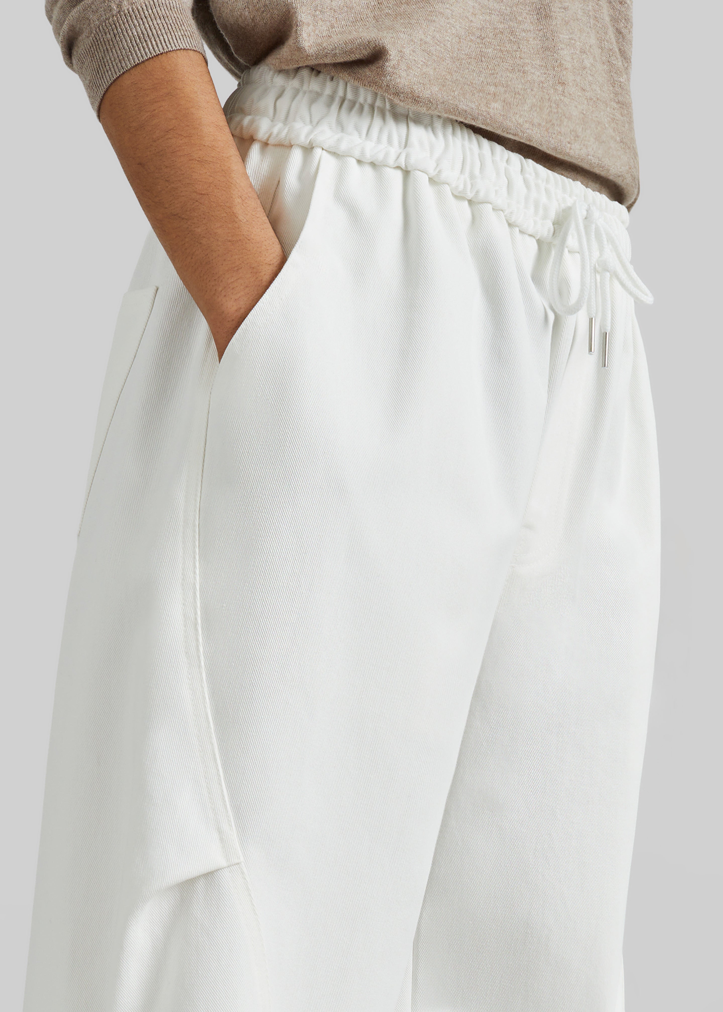 Tulsa Curved Pants - White - 4