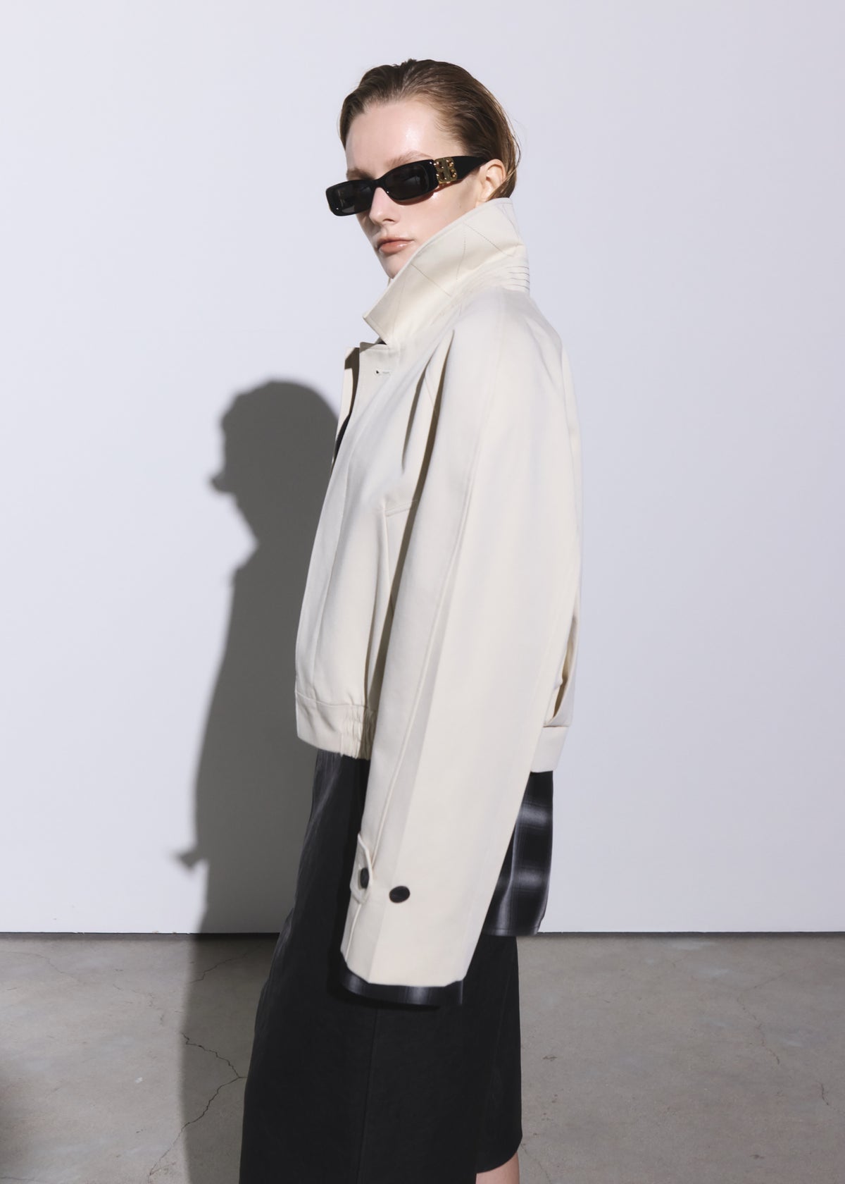 Turenne Curved Jacket - Beige - 6