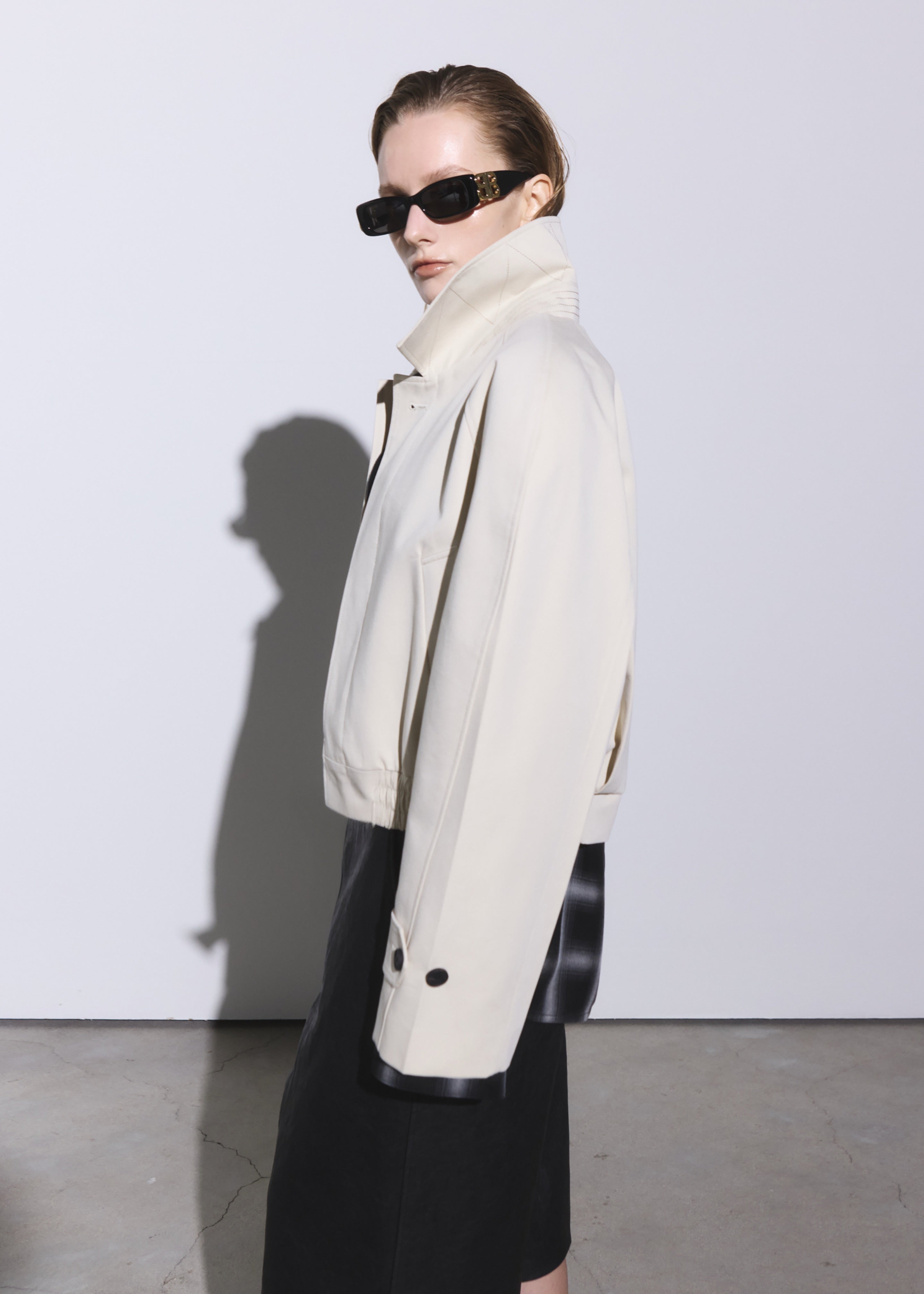 Turenne Curved Jacket - Beige - 6