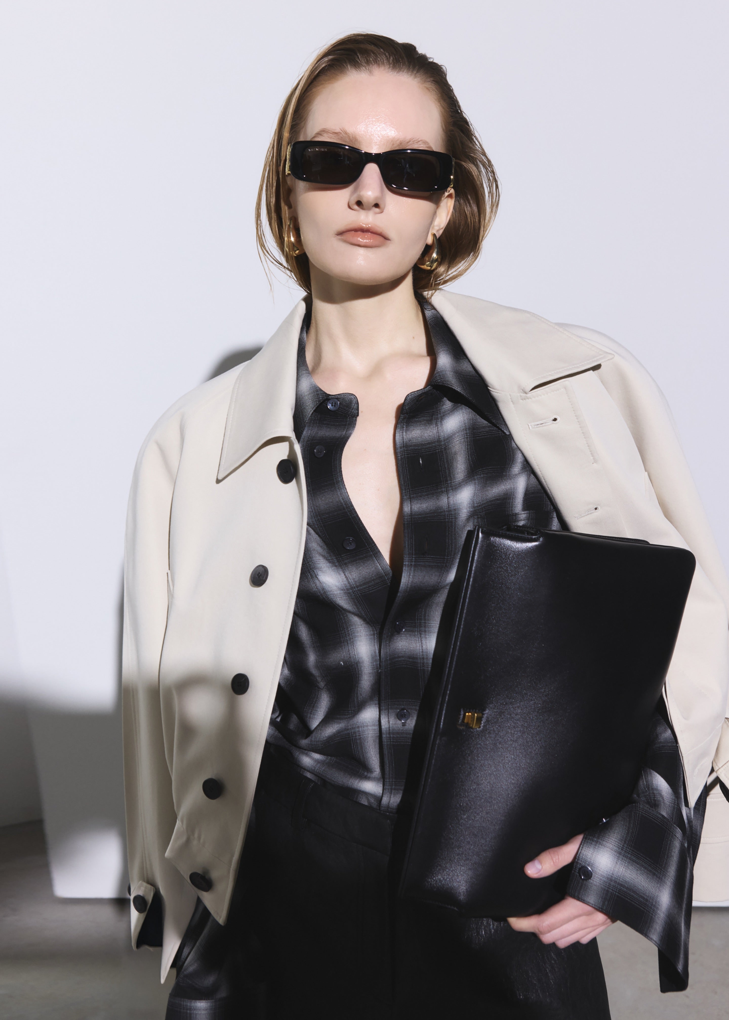 Turenne Curved Jacket - Beige - 7