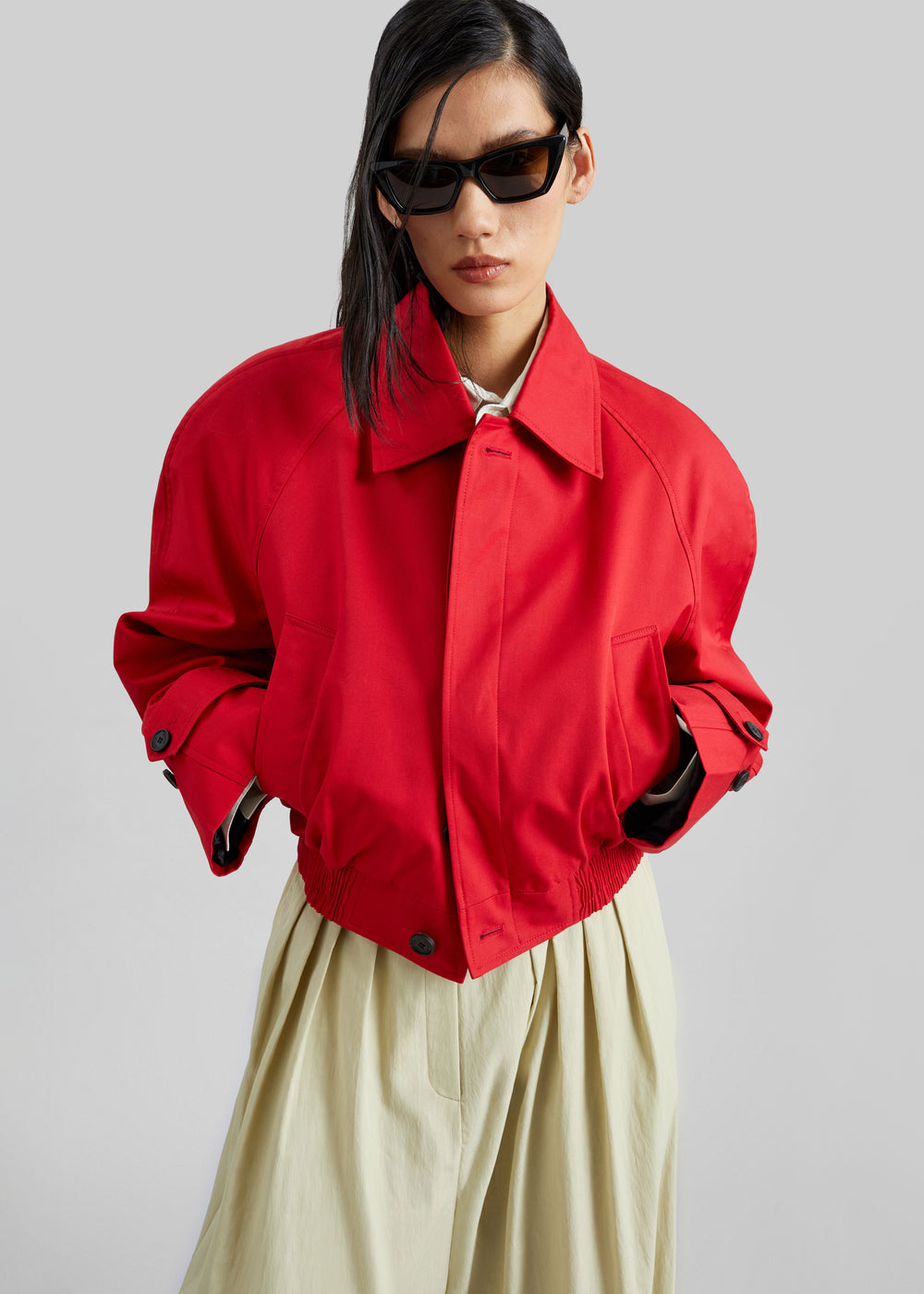 Turenne Curved Jacket - Red - 1