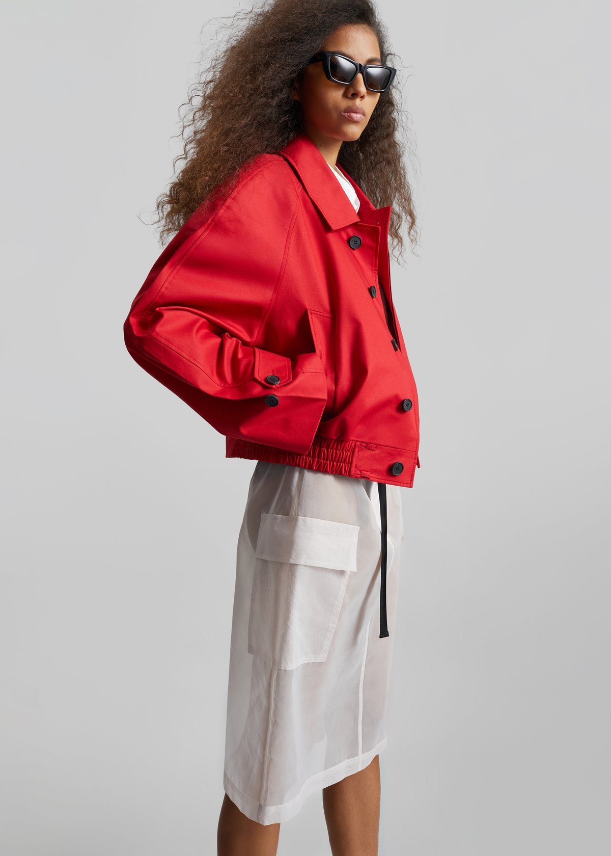 Turenne Curved Jacket - Red - 9