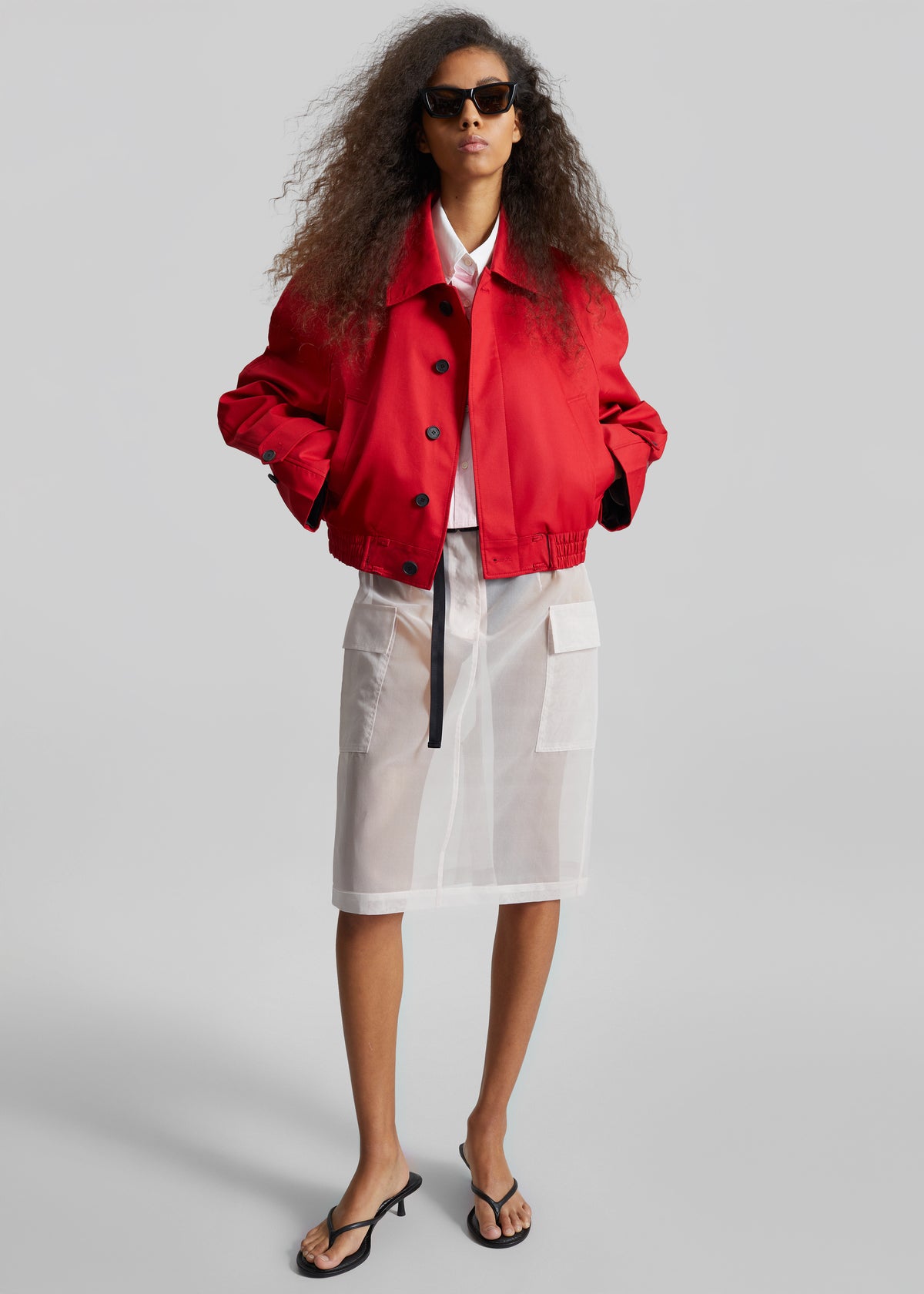 Turenne Curved Jacket - Red - 1