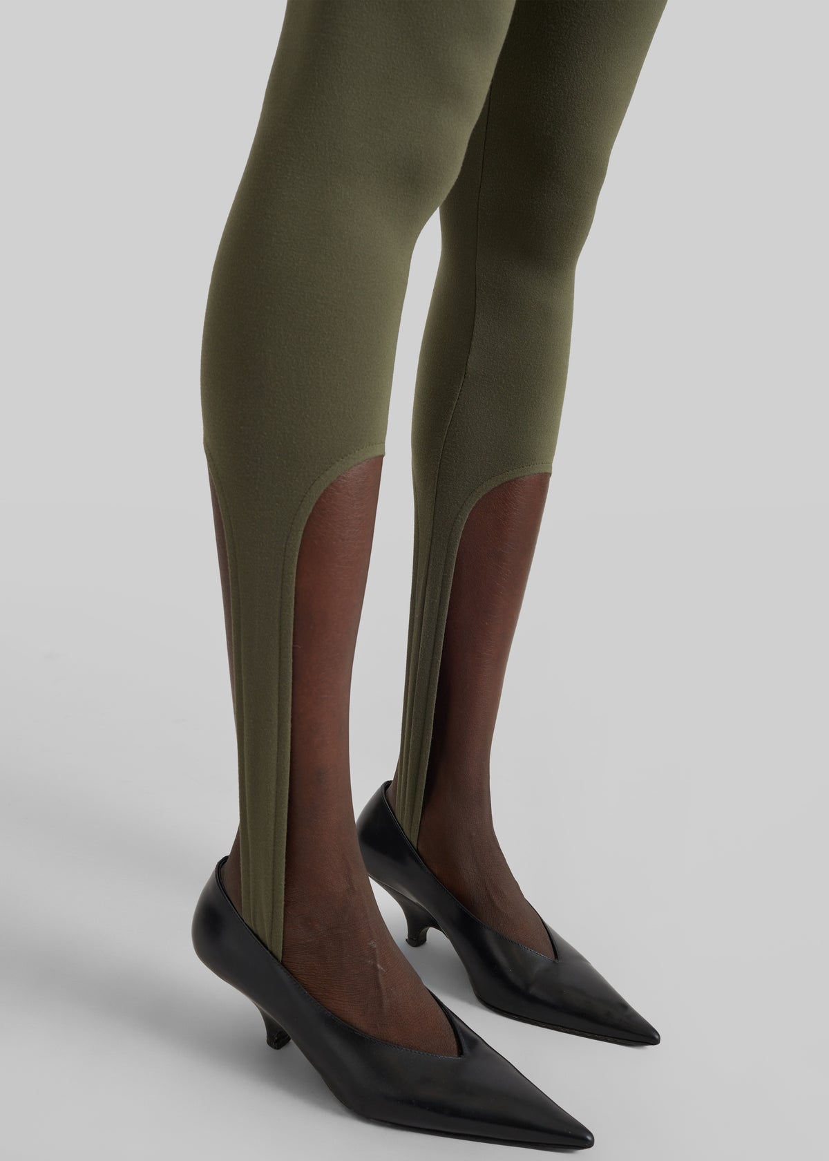 Twilla Stirrup Leggings - Olive - 4