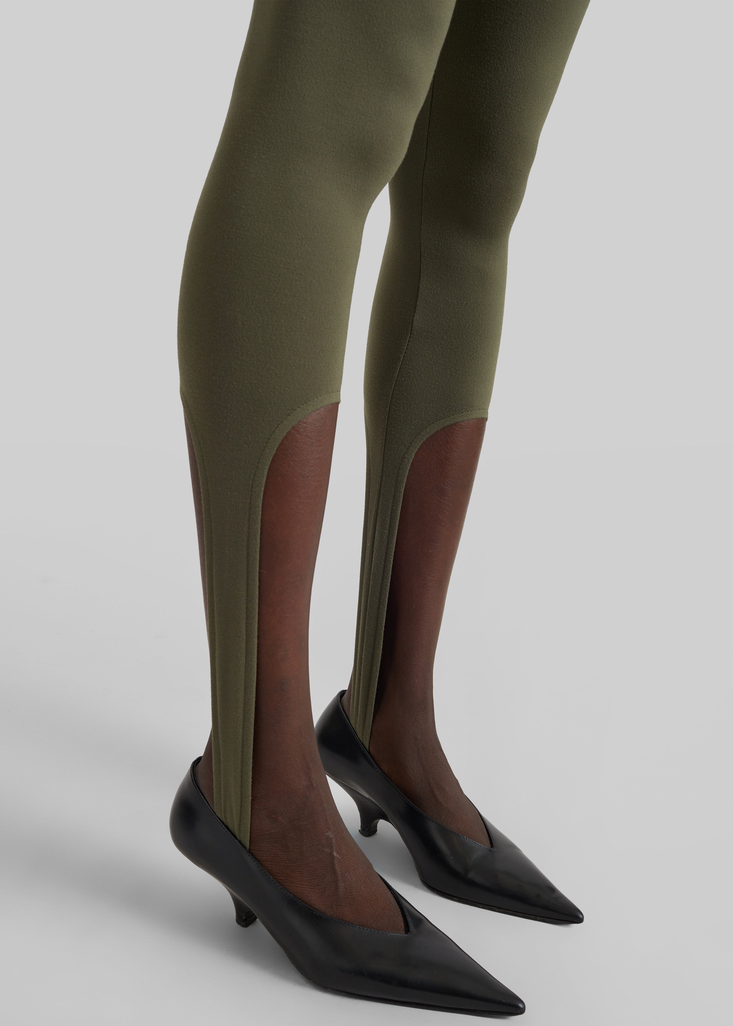 Twilla Stirrup Leggings - Olive - 4