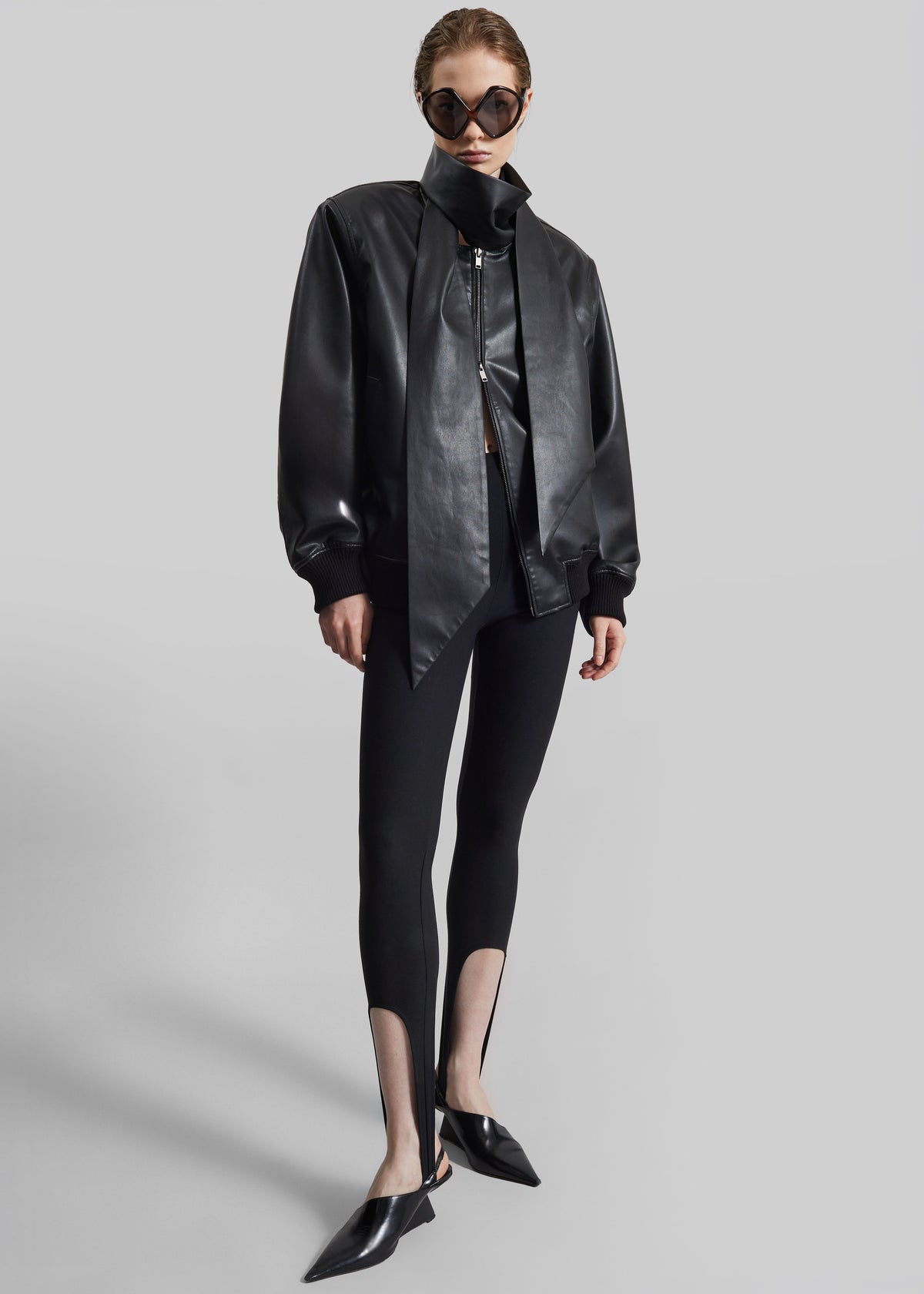 Twilla Strirrup Leggings - Black - 4